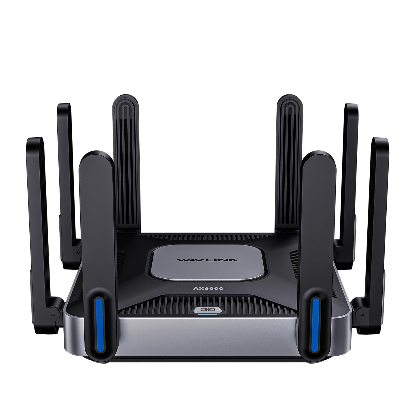 WAVLINK AX6000 Dual-Band WiFi 6 Router - 2.5G Multi-Gig Ports, 6000Mbps Wireless Speeds, Quad-core CPU, WPA3 & VPN Security for Home/Office