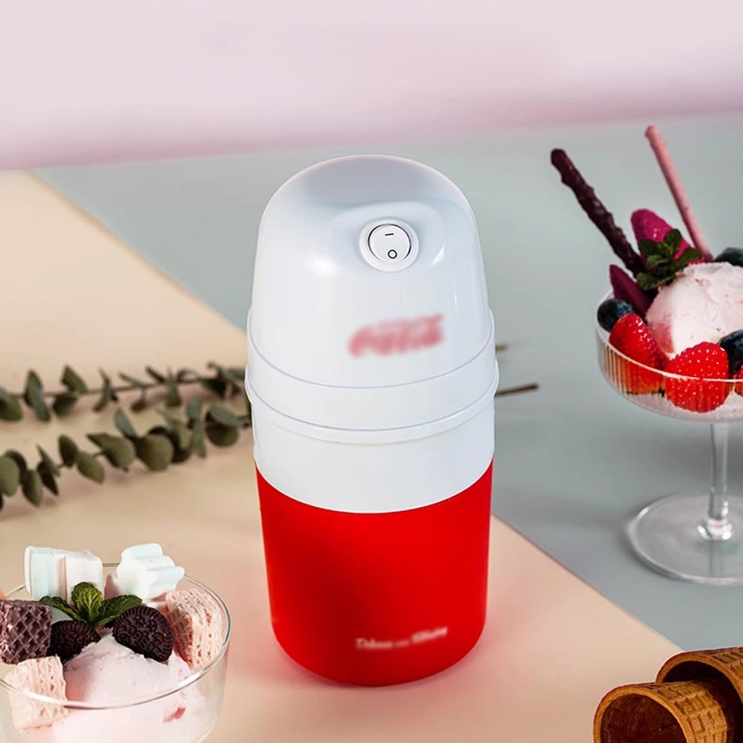 Ice Cream Maker Ice Cream Maker Small Homemade Mini Fruit Ice Cream Cream and Smoothie Machine for Household Use Frozen Yogurt Machine