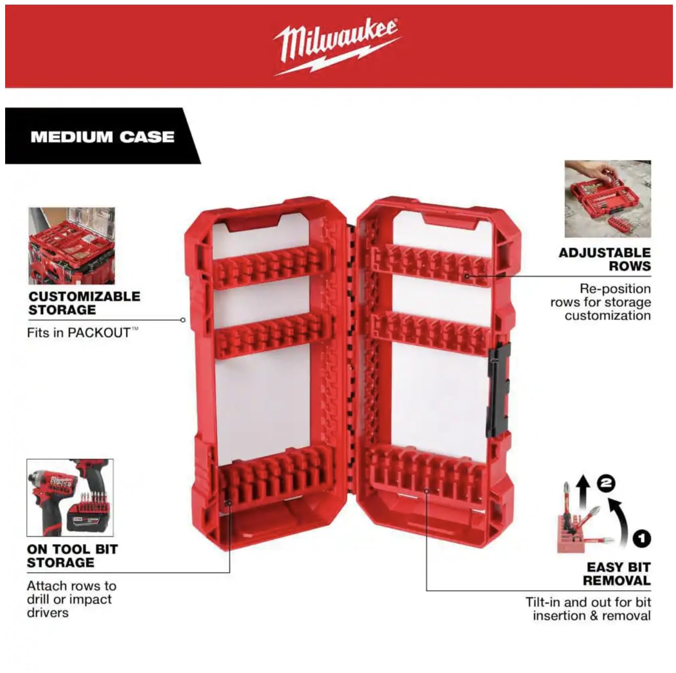 Milwaukee SHOCKWAVE Impact Duty Alloy Steel Drill and Screw Driver Bit Set (100-Piece)