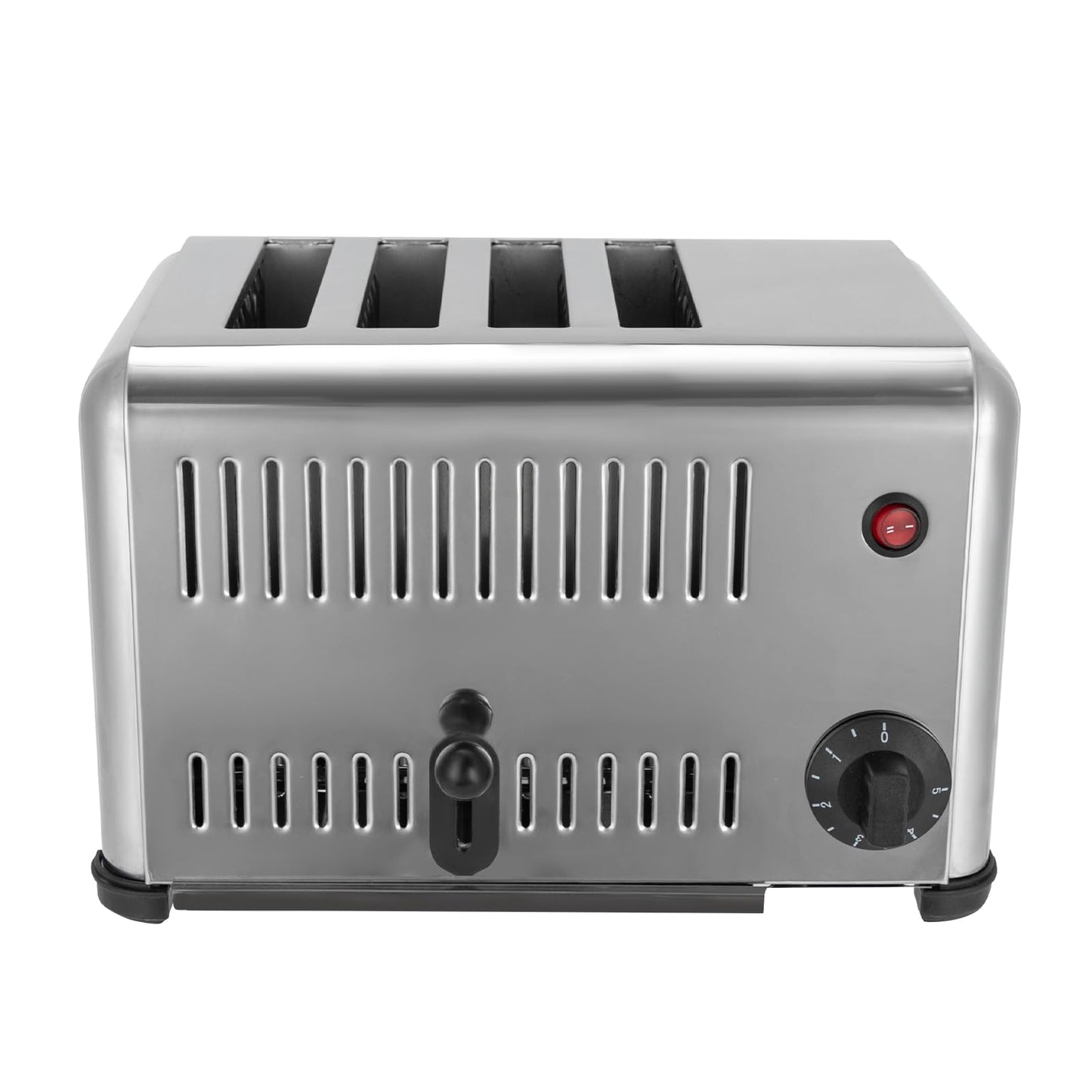 4 Slice Toaster Commercial Bread Baking Machine, Stainless Steel Toaster for Restaurant and Home Kitchen
