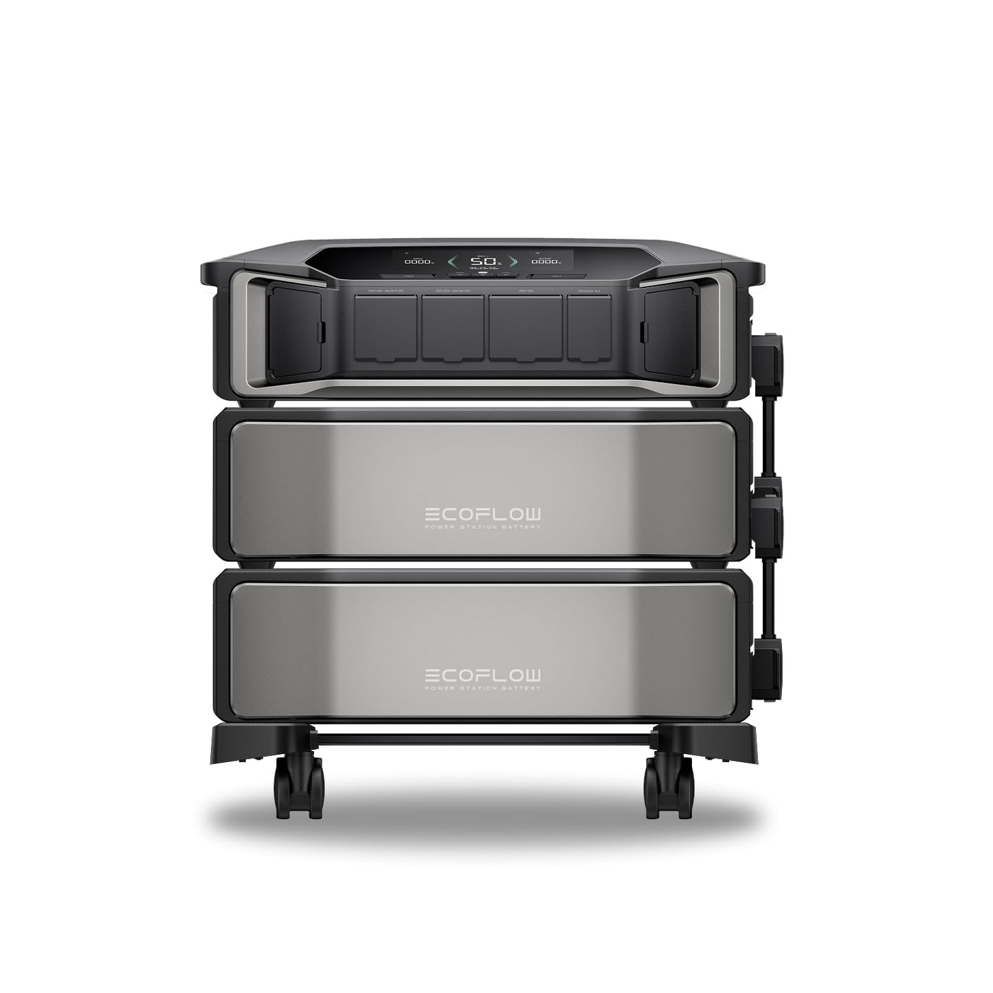 EF ECOFLOW 12kWh Power Station: DELTA Pro Ultra with Extra Battery, 120/240V 7200W AC Output, Lifepo4 Home Battery Backup Expandable to 90kWh, Solar Generator for Home Use, Emergency, Camping, RV