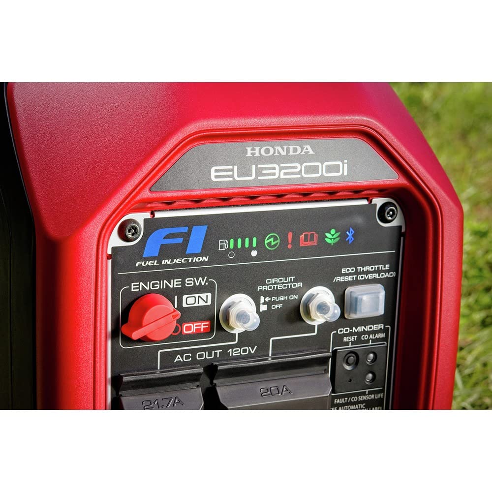 Honda 665730 EU3200IAN 3200 Watt Bluetooth Portable Inverter Generator with CO-MINDER