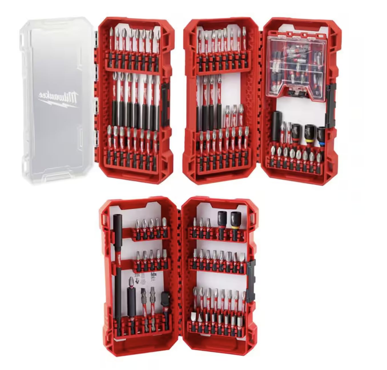 Milwaukee SHOCKWAVE Impact Duty Alloy Steel Drill and Screw Driver Bit Set (100-Piece)
