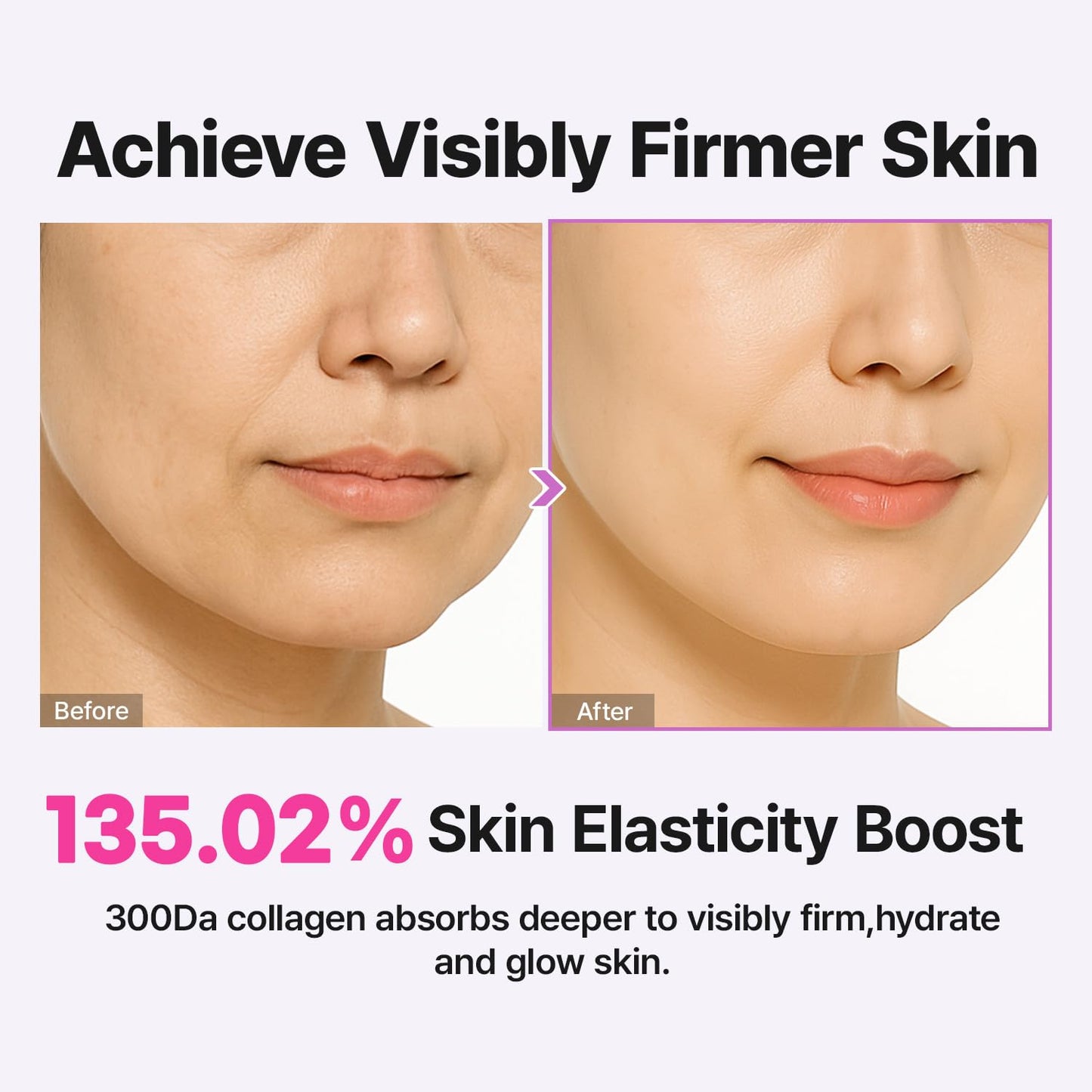 VEGANIFECT Collagen Overnight Wrapping Peel Off Facial Cream Mask with Jelly Brush, For Elasticity, Hydrating, Hydrolyzed Collagen & Peptide, Glass Skin, Korean Skincare