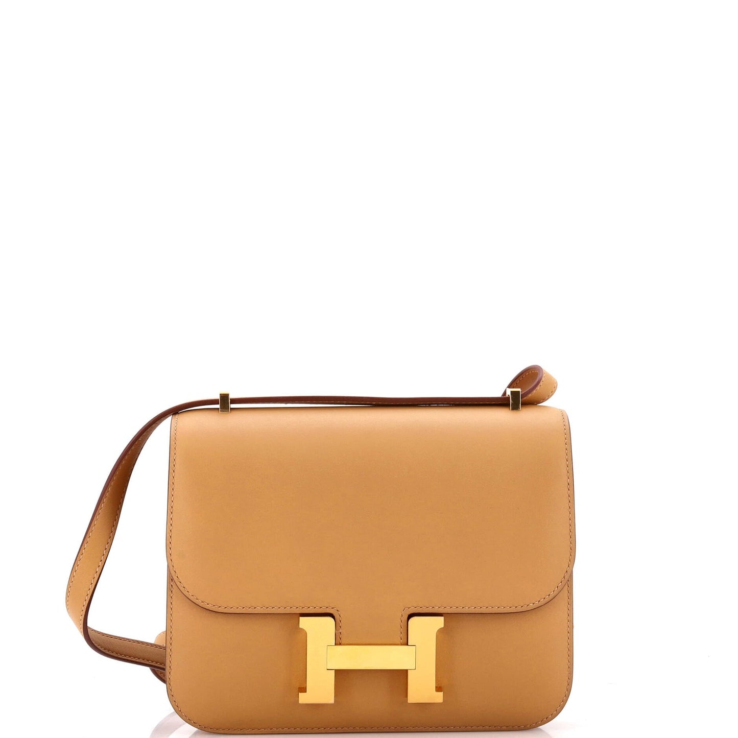 Hermes, Pre-Loved Constance Bag Swift 18, Brown