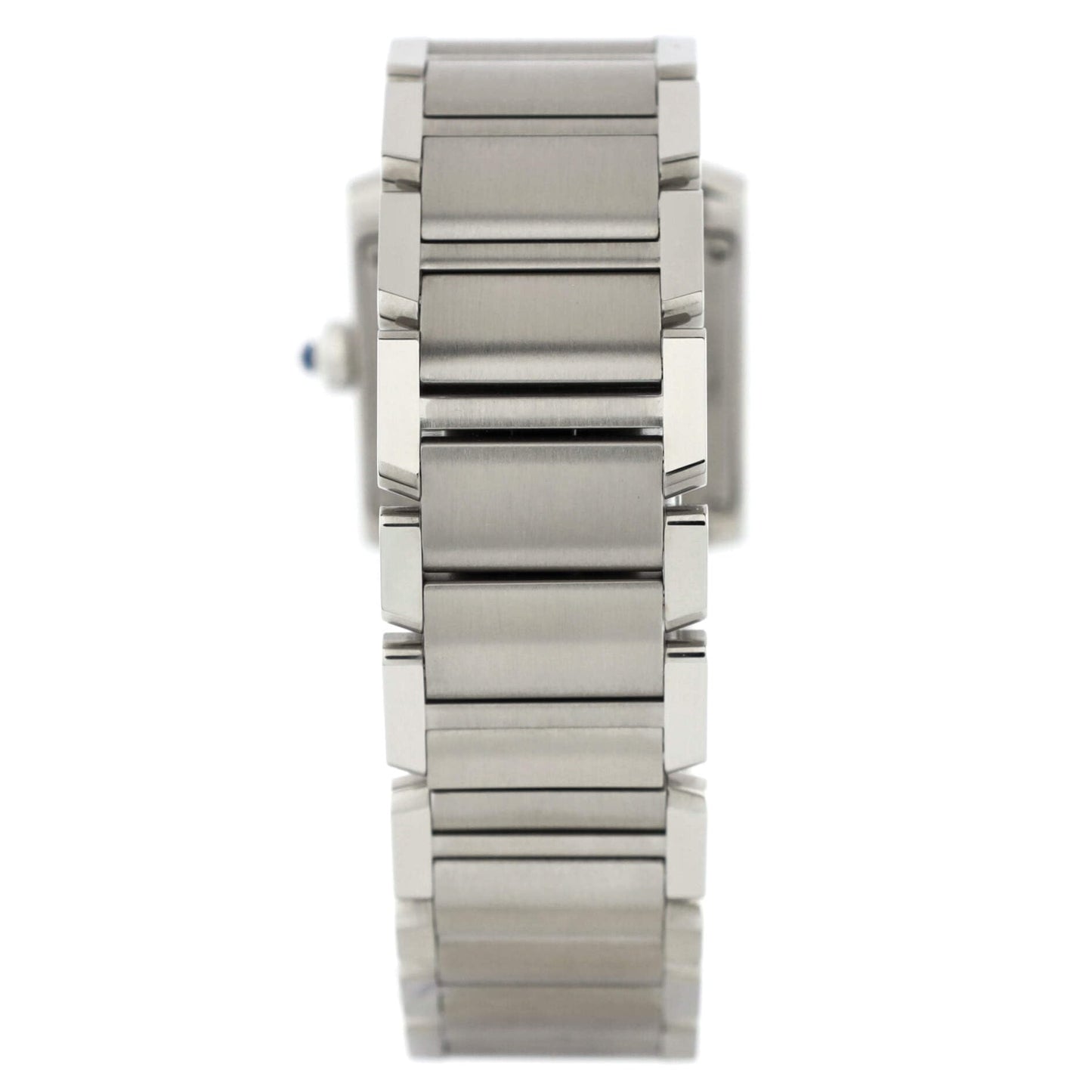 Cartier, Pre-Loved Tank Francaise Quartz Watch Stainless Steel with Diamond Bezel 25