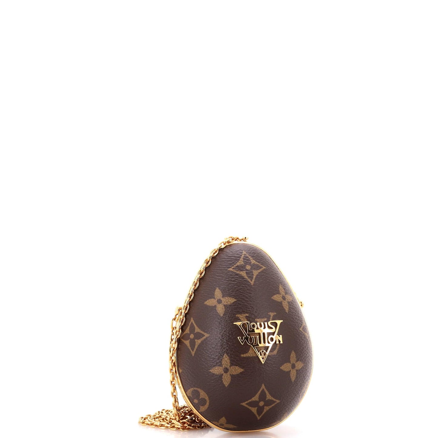 Louis Vuitton, Pre-Loved Egg Case Monogram Canvas and Leather, Brown