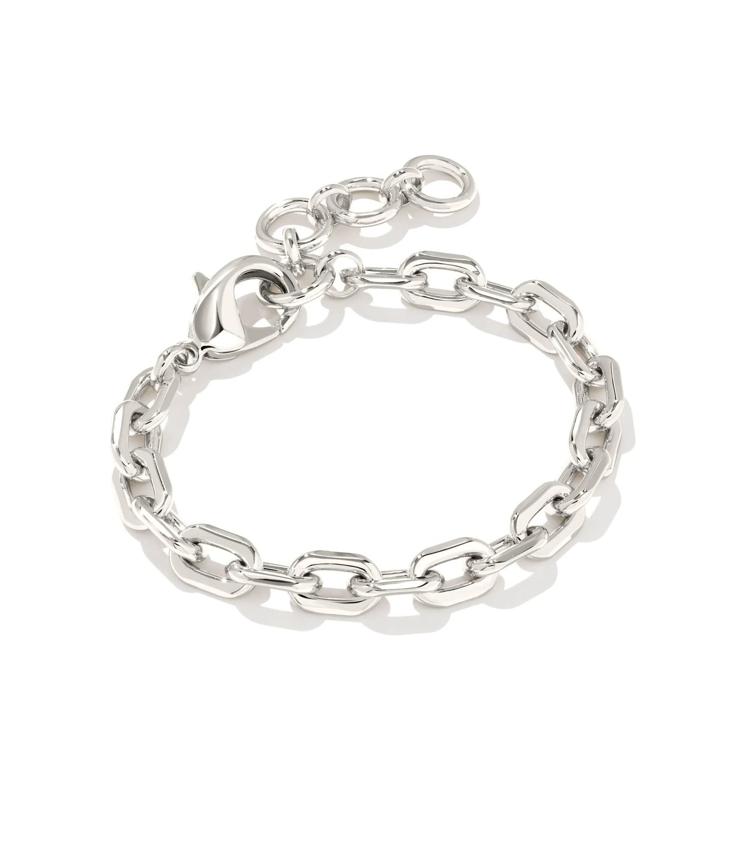 Kendra Scott Korinne Chain Bracelet in Rhodium-Plated Brass