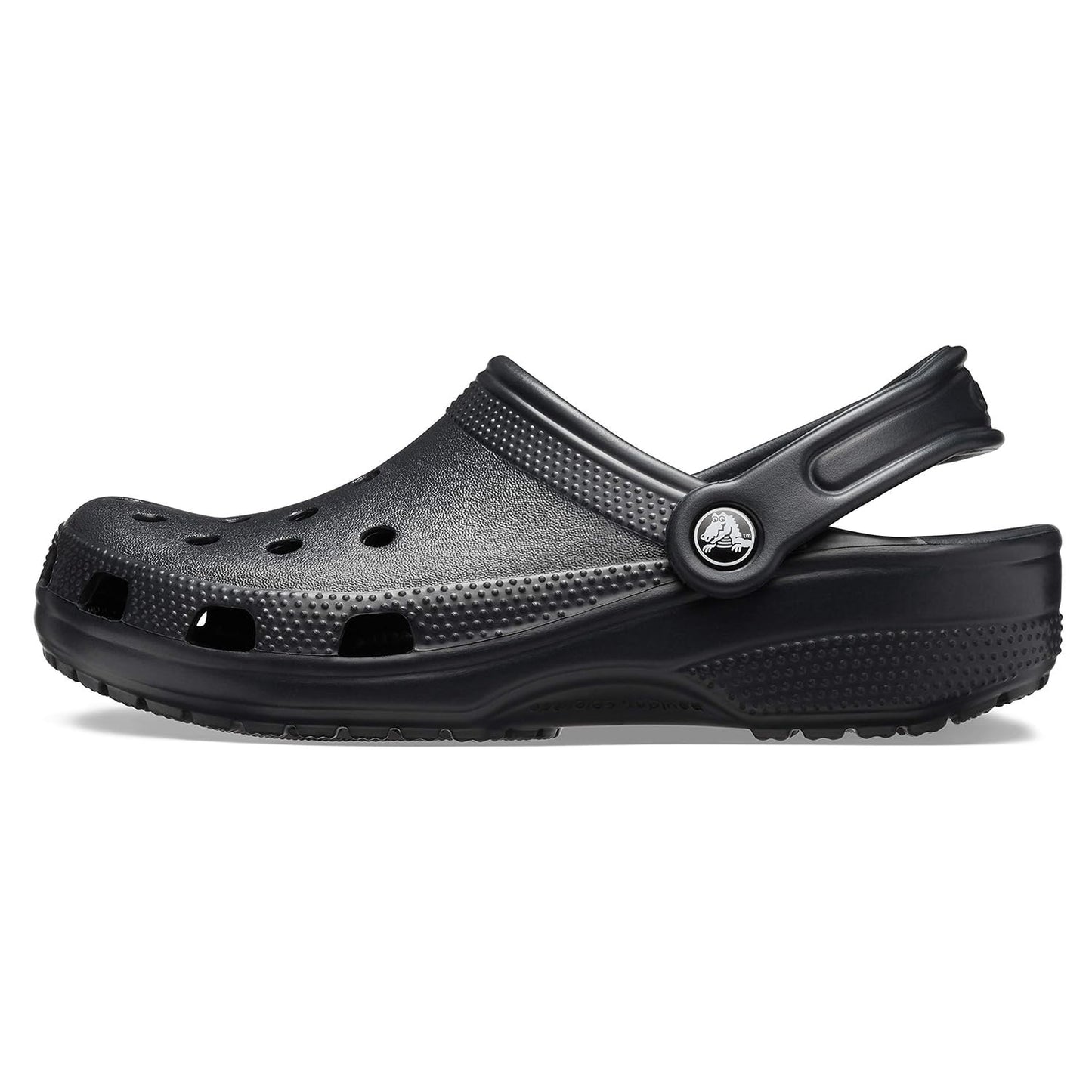 Crocs Unisex-Adult Classic Clogs, Black, 11 Men/13 Women