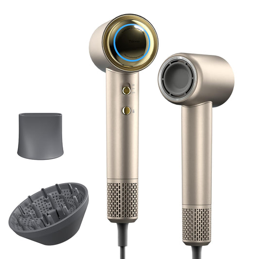 Tideway Hair Dryer Professional High-Speed Ionic Blow Dryer 110,000 RPM, Compact Hair Dryer with Magnetic Diffuser, Fast Drying with Brushless Motor Low Noise Smart Temperature Control-H11