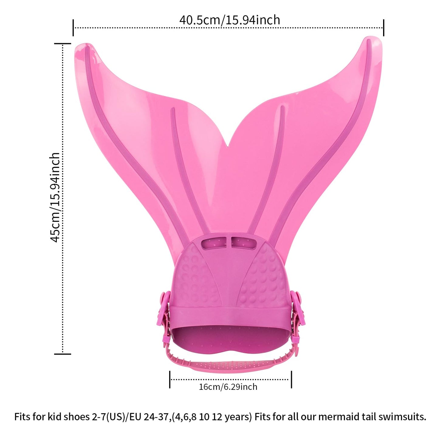 Superband Mermaid Monofin, Swim Fin for Kids, Girls, Boys, Monofin Mermaid for Swimming