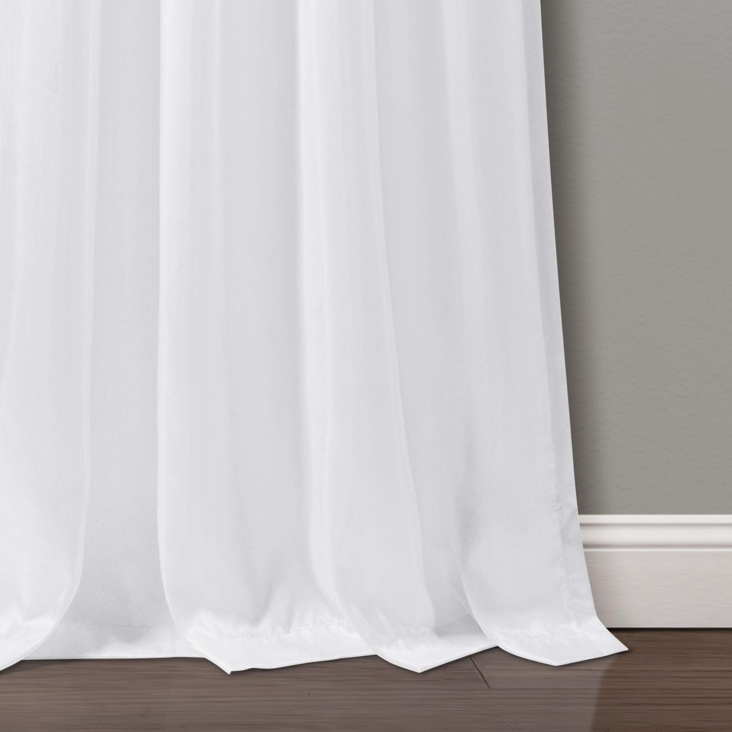 Lush Decor Night Sky Window Curtain Panel, Single 42"W x 84"L Black & White - Sequin Backdrop Curtain - Room Darkening Curtains For Bedroom - Glam Decor