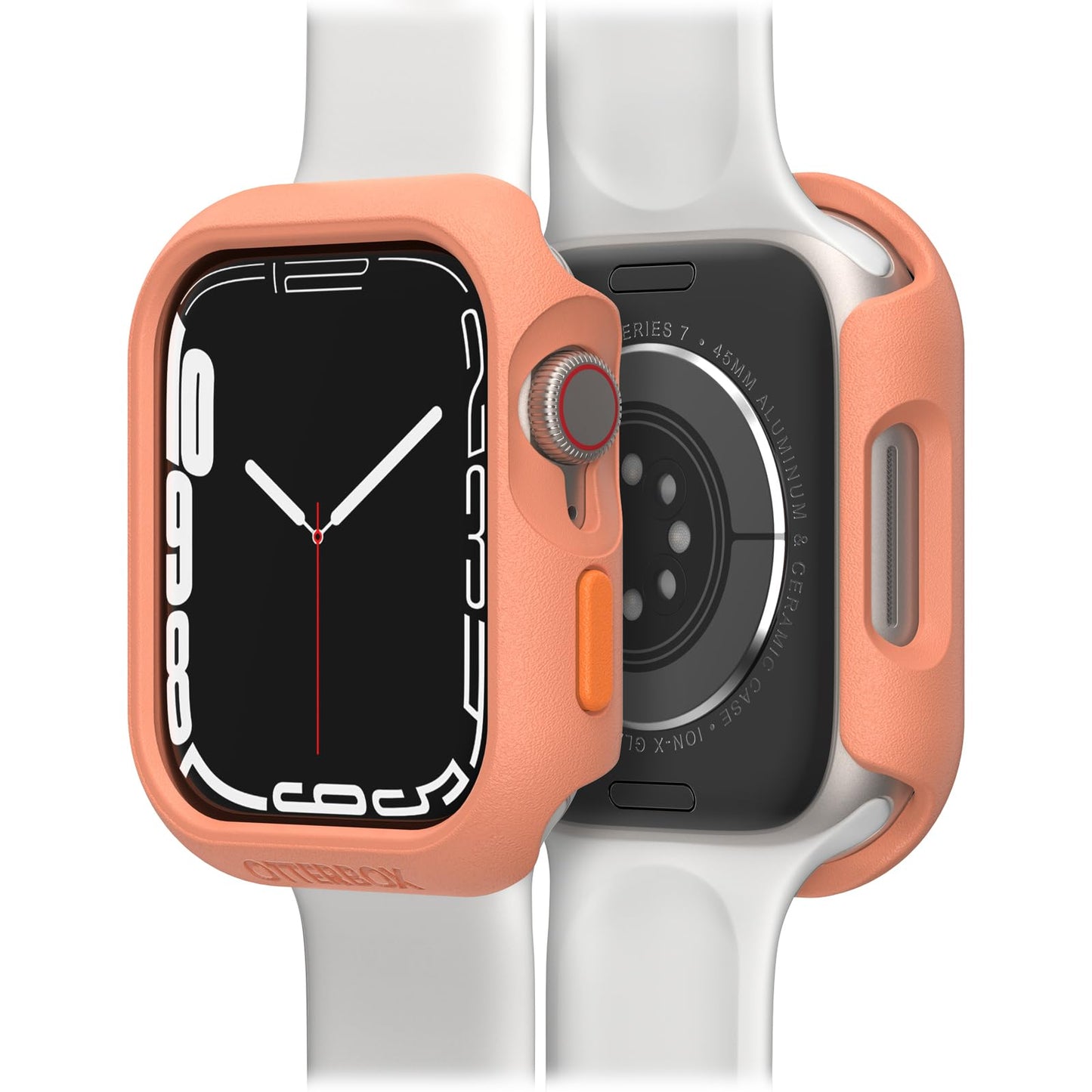 OtterBox All Day Case for Apple Watch Series 7/8/9 (45mm) - Peach Paradise (Orange)