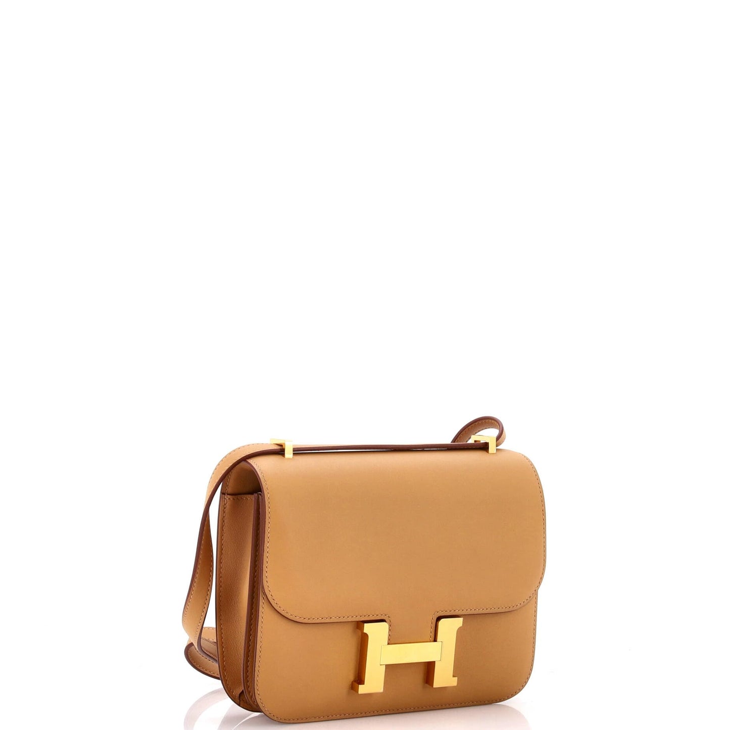 Hermes, Pre-Loved Constance Bag Swift 18, Brown