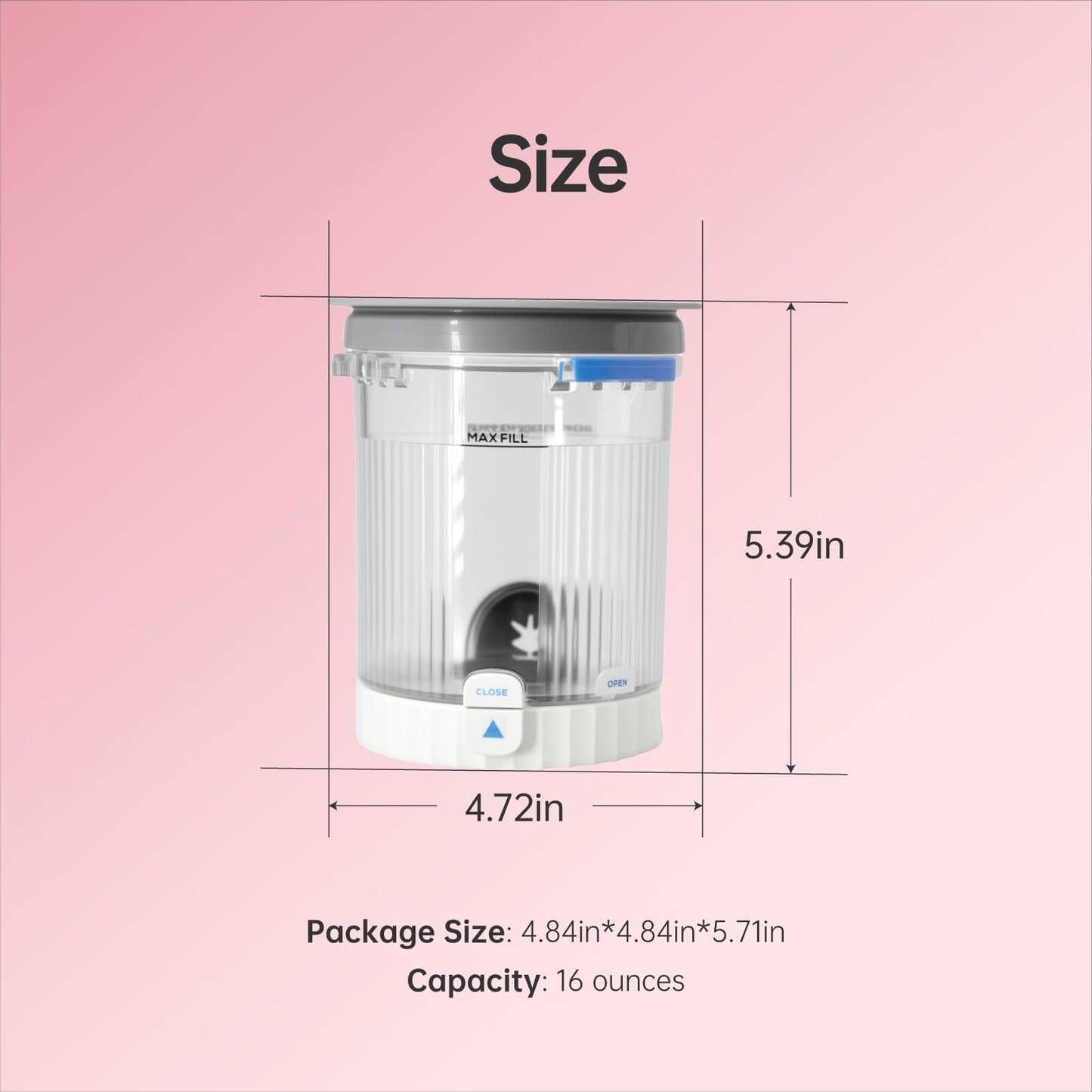 Foyezod Ice Cream Storage Cups 2-Pack Pint Containers with Lids Replacement for Ninja Creami Swirl NC700 NC701 Series, Freezer Containers for Homemade Gelato, Sorbet & Soft Serve