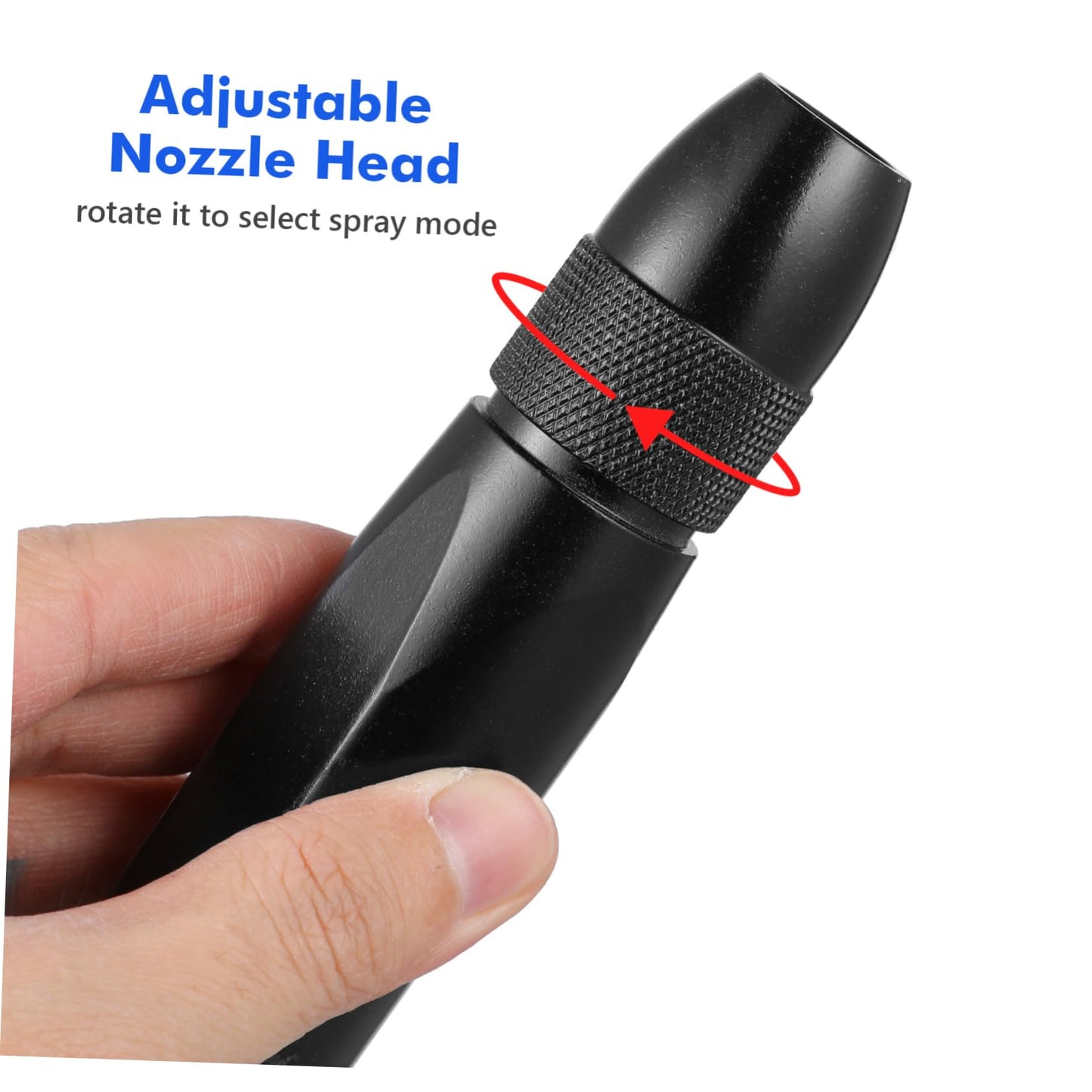 TOBBOMEY Adjustable Hose Nozzle for Car Wash and Garden Watering Durable Spray Modes for Efficient Cleaning and Plant Care