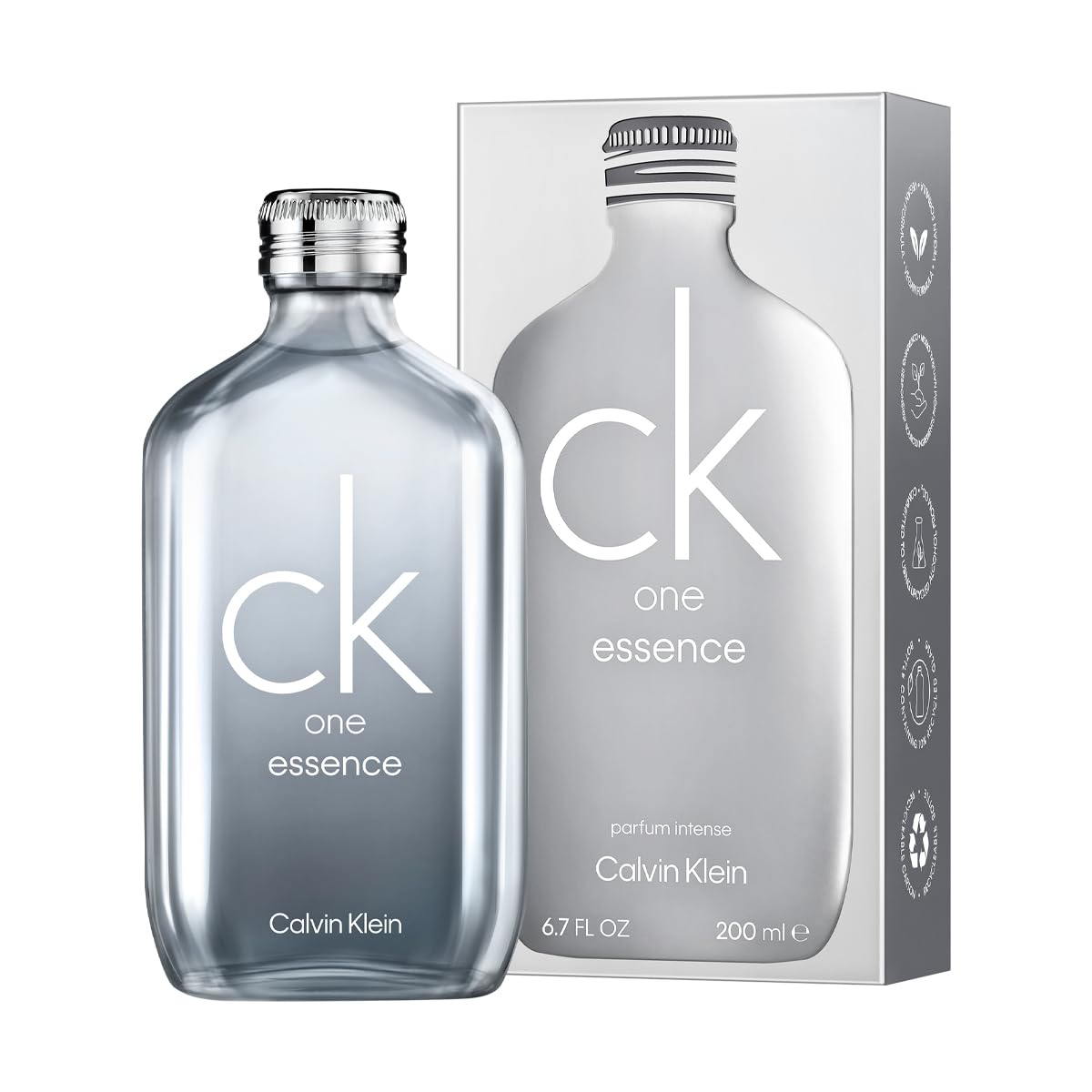 Calvin Klein CK One Essence Parfum Intense – Fresh Unisex Cologne – With Notes of Italian Bergamot, Organic Green Tea & Australian Sandalwood – Long Lasting Fragrance