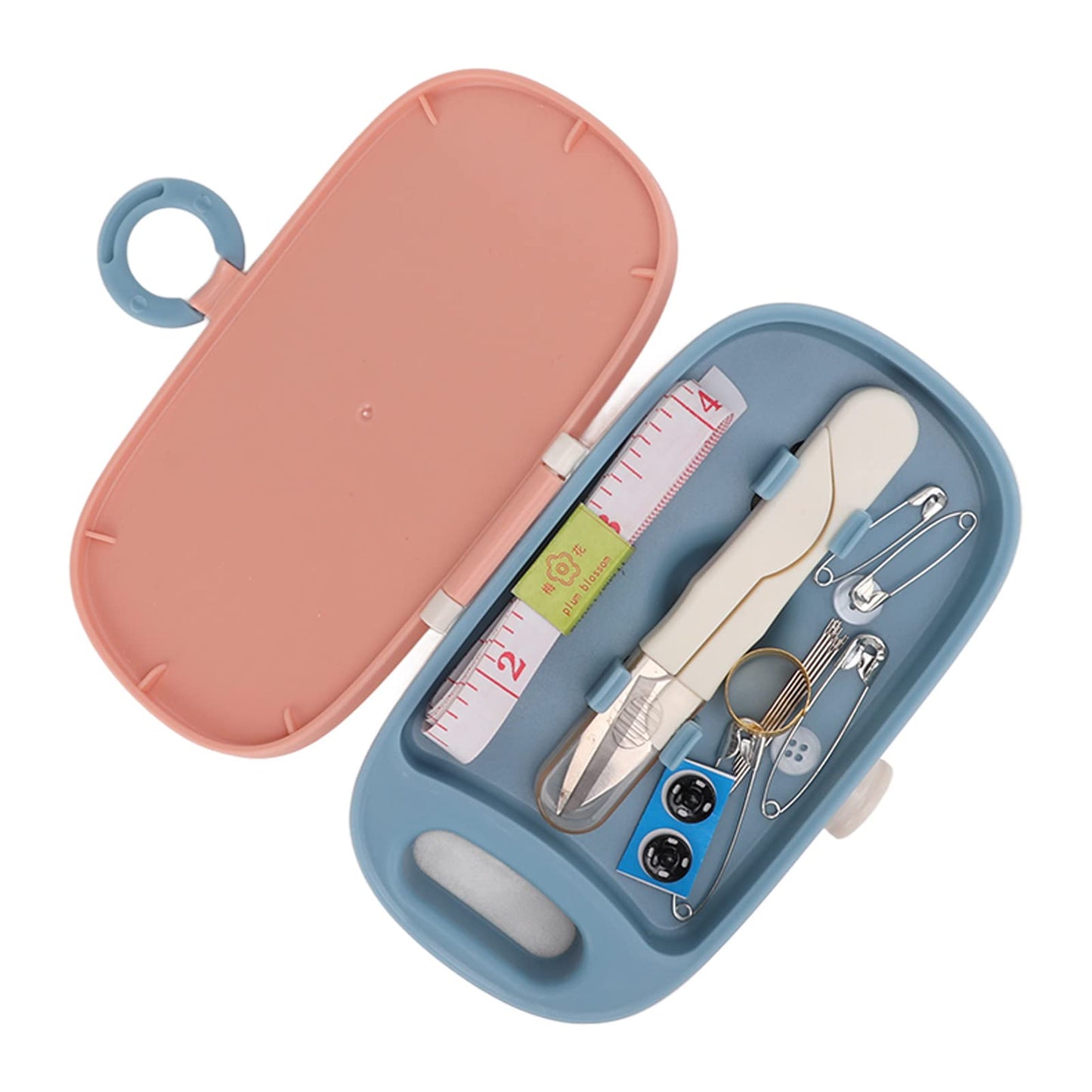 Mini Sewing Kit Portable Travel Small Needle and Thread Kit Sewing for Basic Repairs Plastic Polyester 1 Set Light, Space Saving Sewing