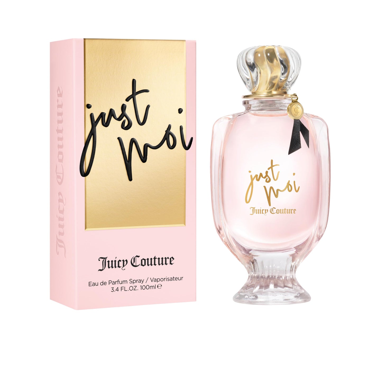 Juicy Couture Just Moi Eau de Parfum Spray for Women, Amber Vanilla Perfume with Cacao Blossom, Magnolia & Musk, Long-Lasting Scent, 3.4 fl oz