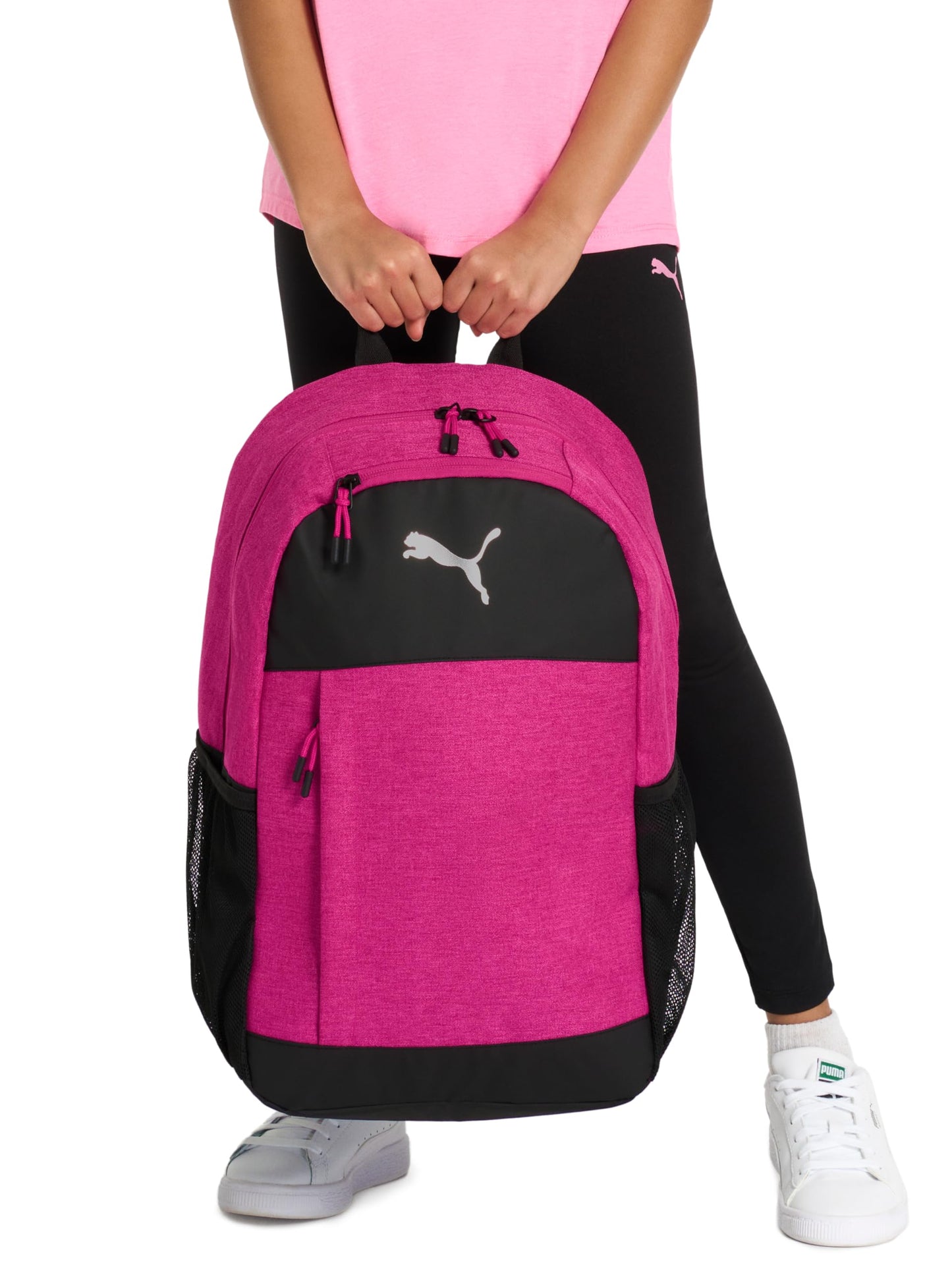PUMA Unisex Kid's Terrain Backpack, Dark Pink Heather, Large