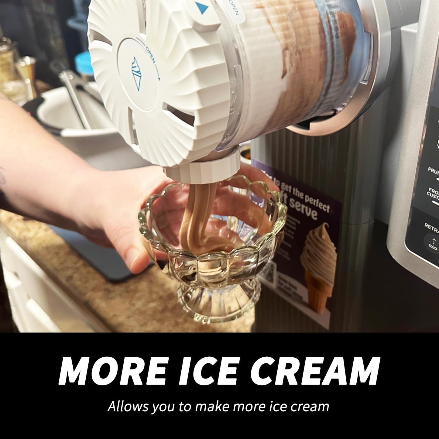 4 Pack Creami Pints and silicone Lids for Ninja NC700 NC701 Series, Compatible with Ninja Swirl Ice Cream & Soft Serve Makers, BPA-Free & Dishwasher Safe, Replacement XSK7PNTLD2