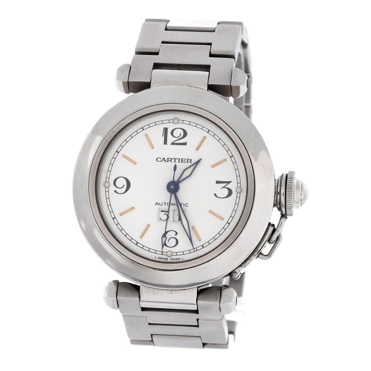 Cartier, Pre-Loved Pasha C de Cartier Automatic Watch Stainless Steel 35