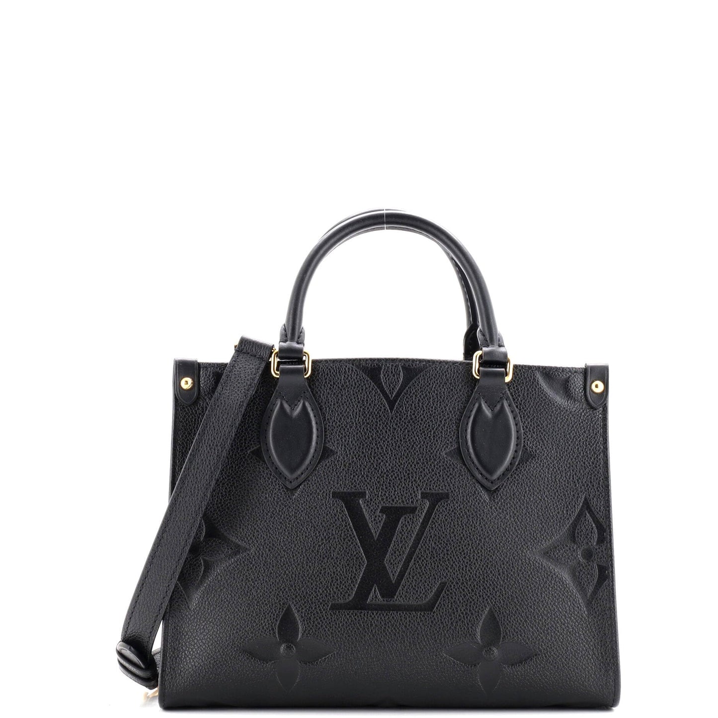 Louis Vuitton, Pre-Loved OnTheGo Tote Monogram Empreinte Giant PM, Black