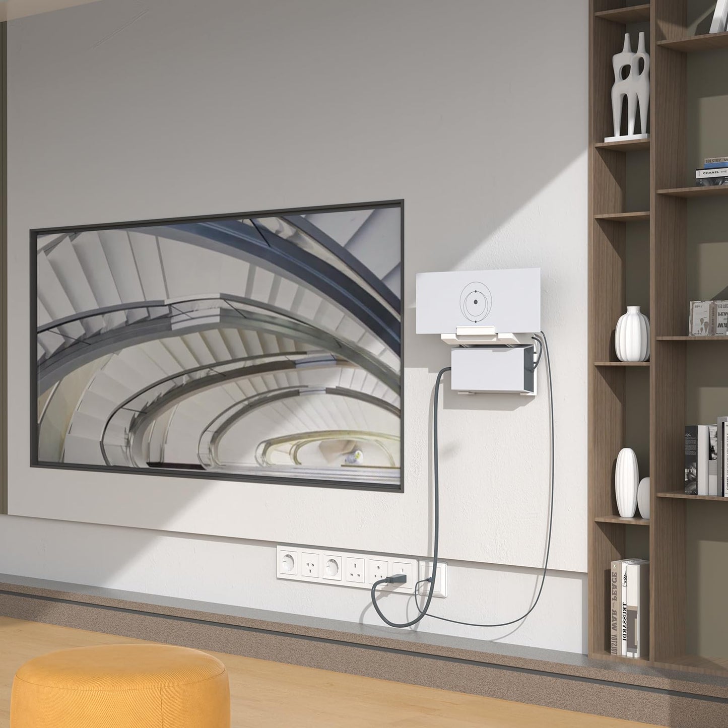 XLTTYWL Starlink Gen 3 Mount, All in One Starlink Standard V3 Mesh Router and Star Link Gen 3 Power Supply Mounting Kit for StarLink V3&Gen3 HP Standard Router,UTR-32