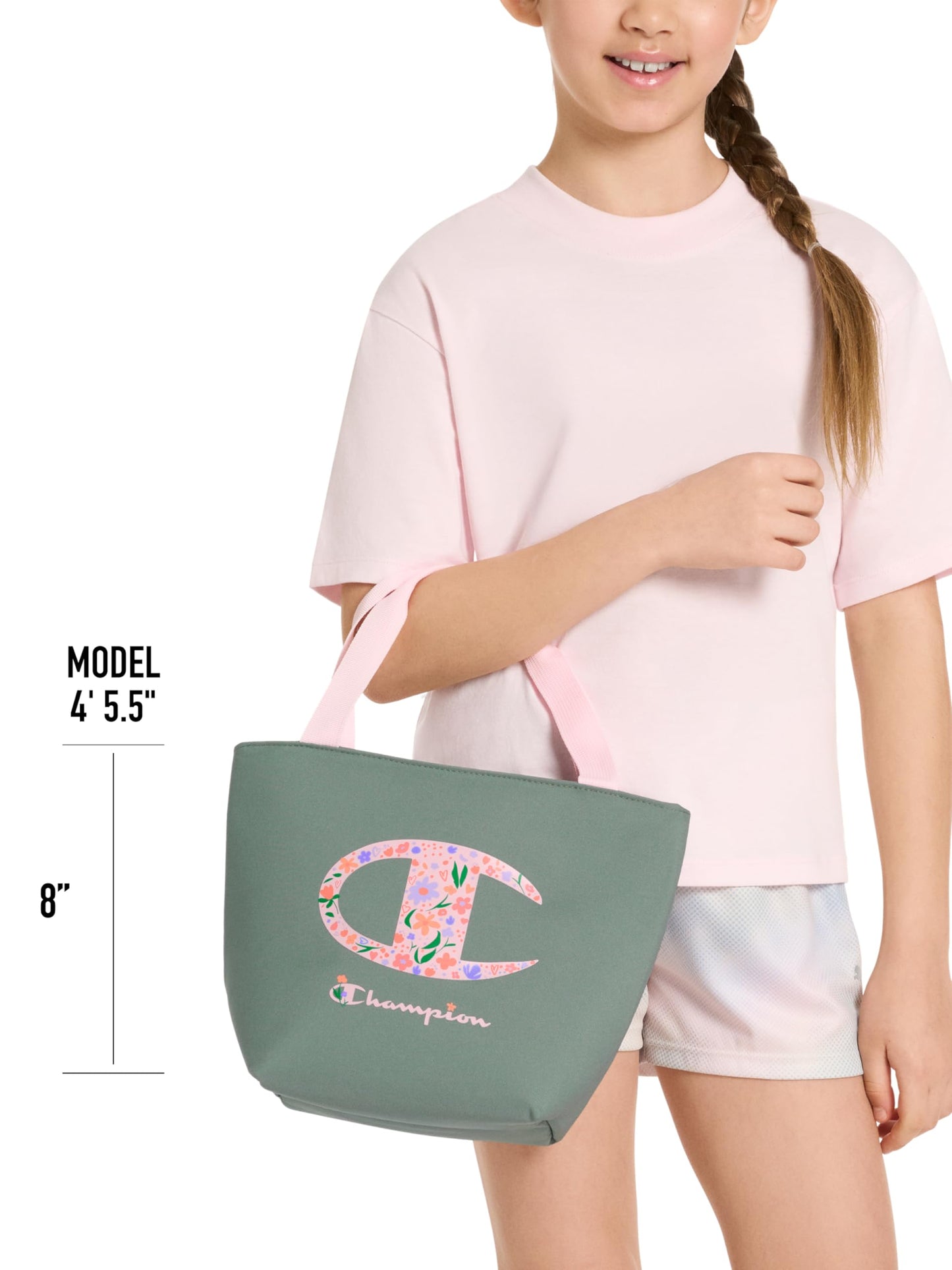 Champion Fresh Tote Lunch Kit, Pink/Blue, One Size