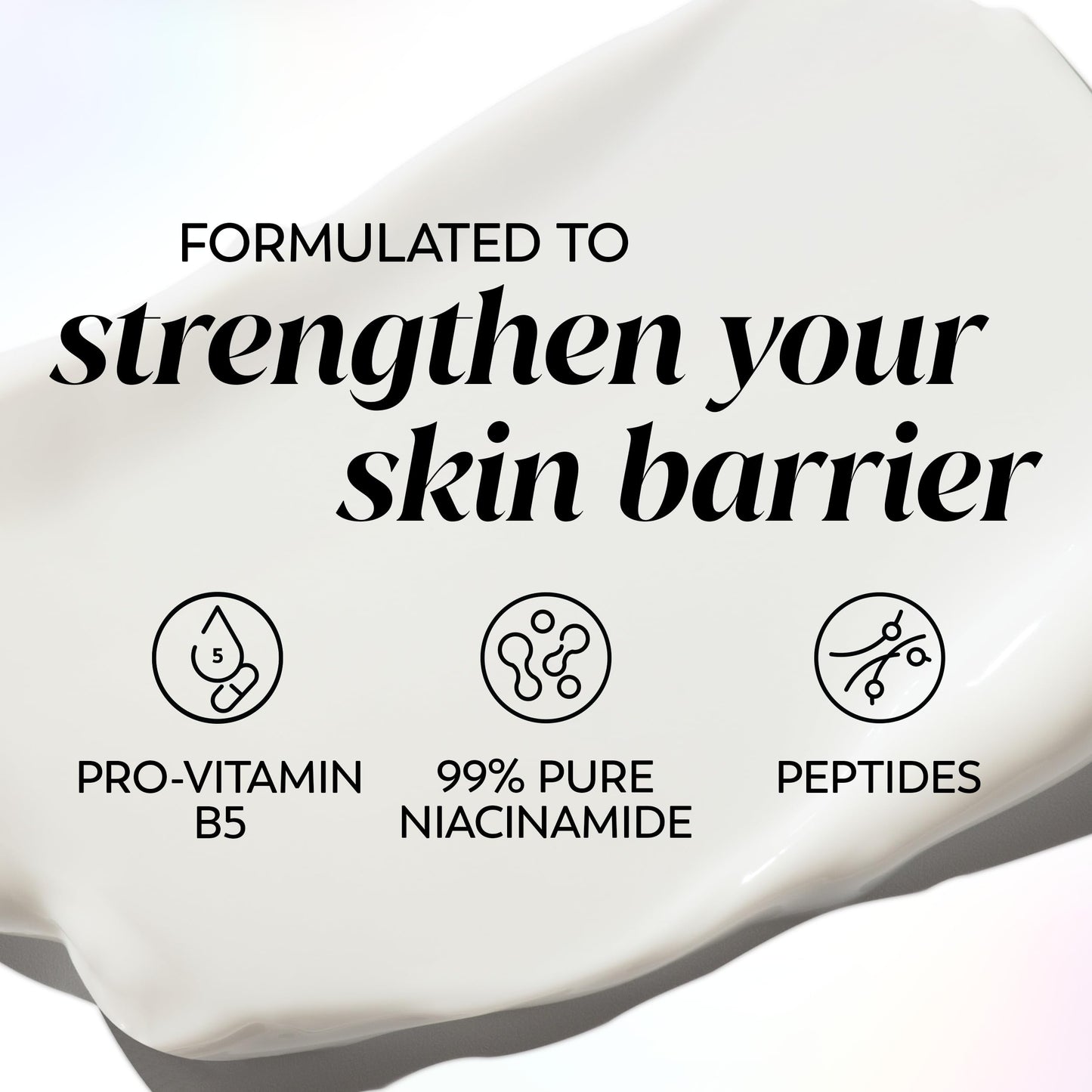 Olay Niacinamide Face Moisturizer, Strong & Firm Cream for Women, Anti-Aging, Anti-Wrinkle, Firming Skin Care, Evens, Hydrates to Repair Barrier, Recyclable Sustainable Eco Jar, Non-Greasy, 2 oz