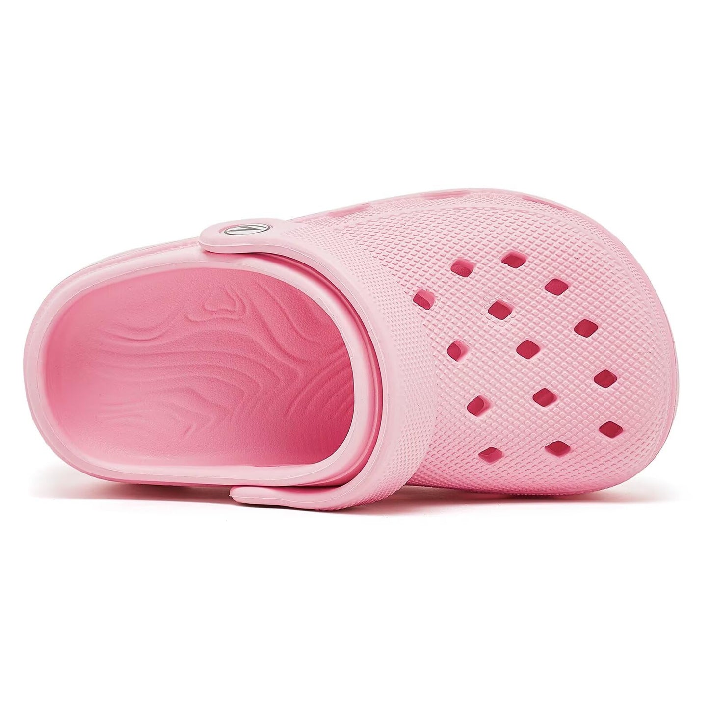 HOBIBEAR Kids Garden Clogs Toddler Sandals for Boys Girls Slipper Beach Water Shoes Slip on (Toddler/Little/Big Kids)(5, Pink)