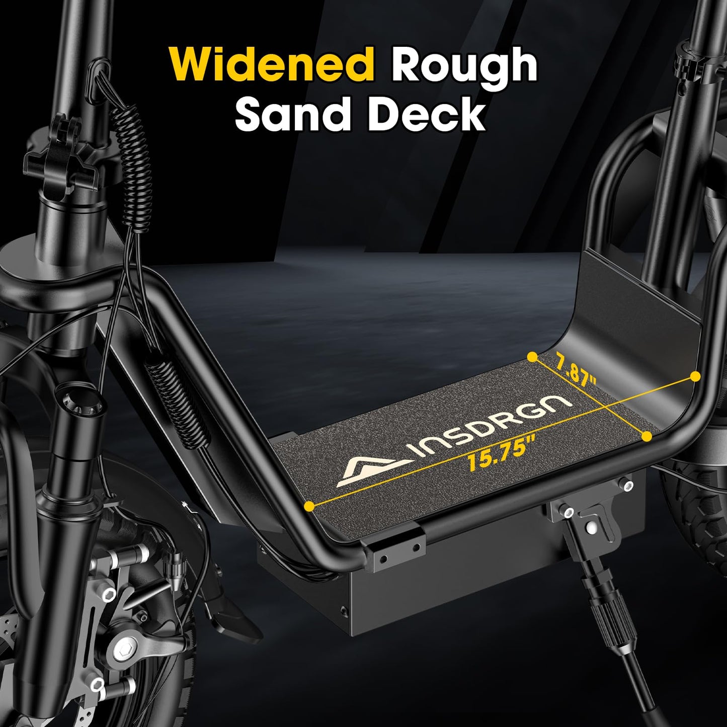 INSDRGN Adults Electric Scooter with Seat, 48V 10.4AH Foldable Electric Scooter,14" Tires,750W Motor,20MPH, 28-Mile Long Range and Dual Disc Brakes,330lbs Max Load