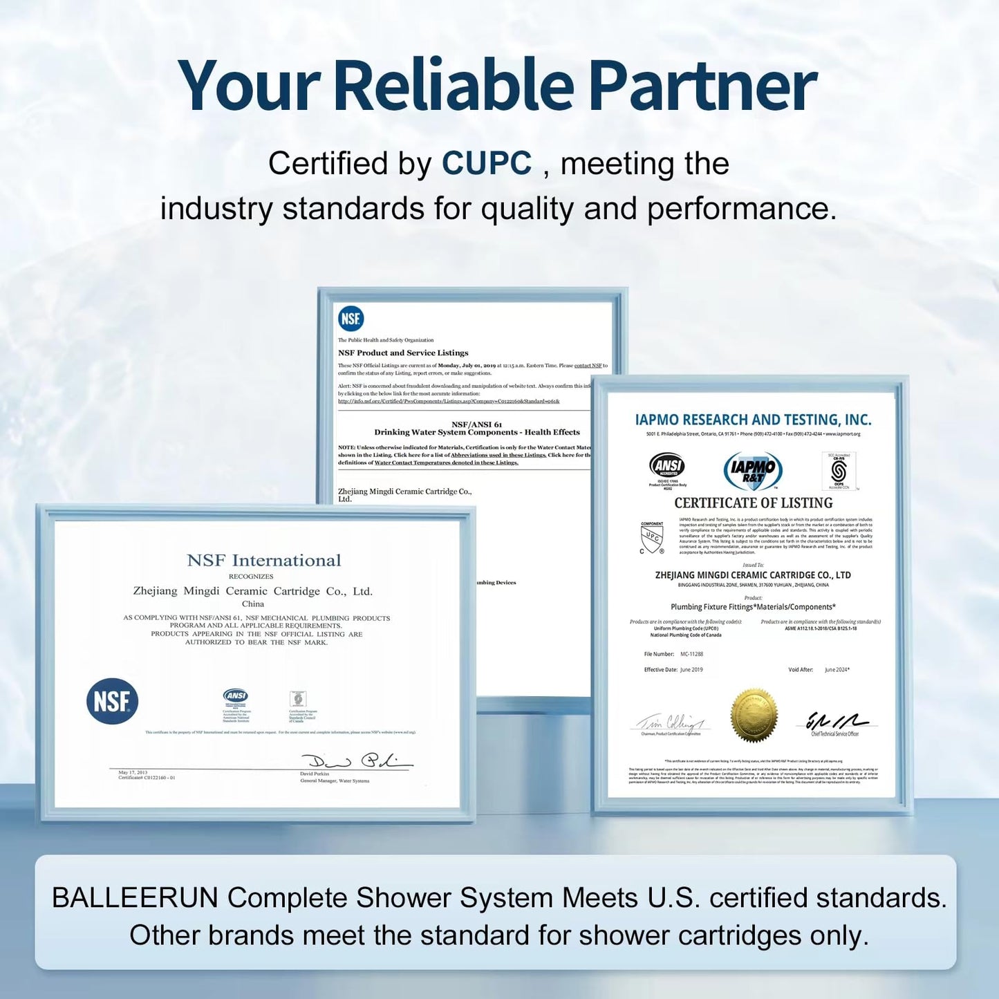 BALLEERUN Shower Faucet Kit 10-Inch Matte Black Showerhead and Handle Kit Bathroom Deluxe Rain Shower Combo Kit with Square Rain Showerhead and High-Pressure Handheld Sprayer Shower Valve