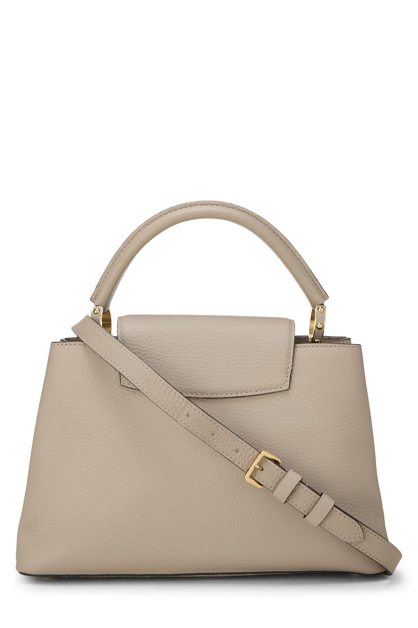 Louis Vuitton, Pre-Loved Grey Taurillon Capucines PM, Grey