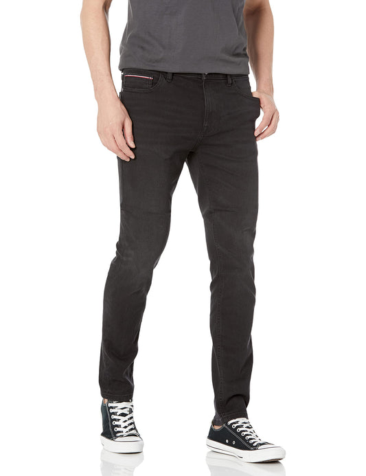 Tommy Hilfiger Men's Slim Fit Jeans Black Wash