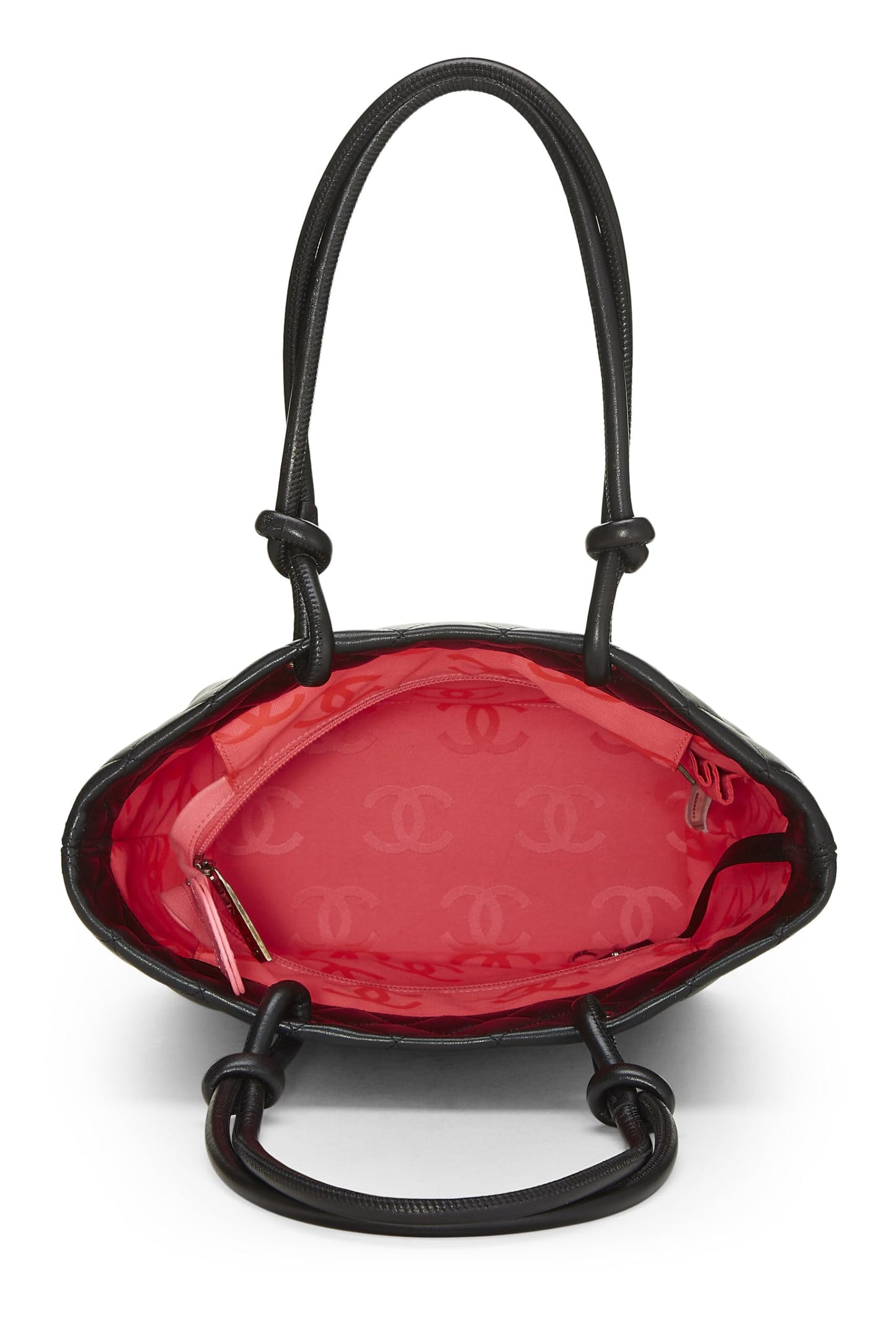 Chanel, Pre-Loved Black Quilted Calfskin Cambon Tote Mini, Black