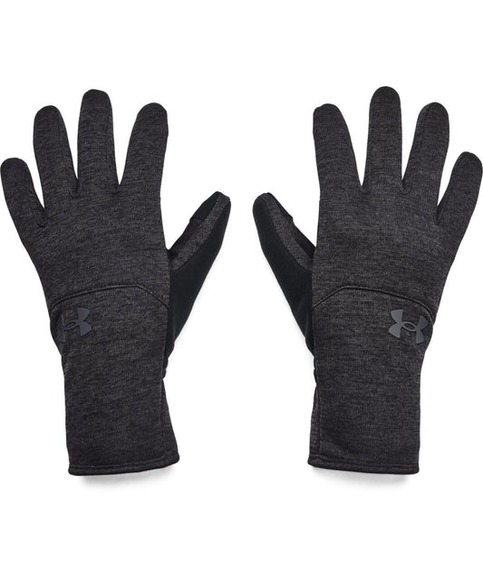 Under Armour mens Storm Fleece Gloves , Black (001)/Pitch Gray , Large