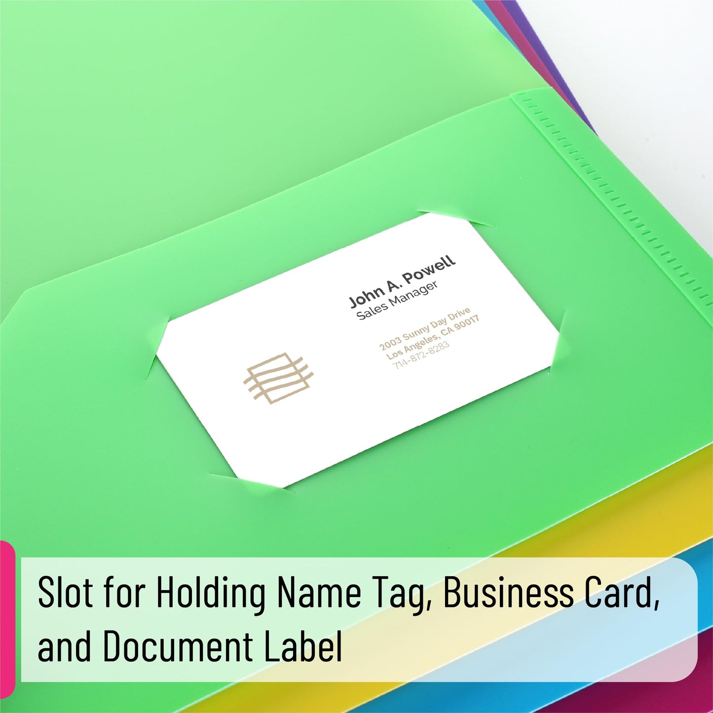 Mr. Pen- Folders with Pockets and Prong with Fasteners, 2 Pocket Folder, 3 Prong Folders, 5 Pack, Plastic, Back to School Supplies