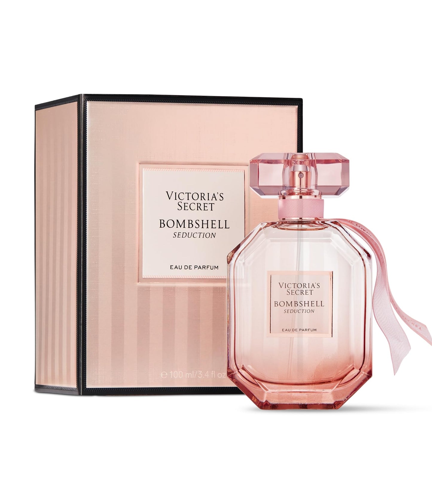 Victoria's Secret Bombshell Seduction Eau de Parfum, Notes of White Peony, Sage & Velvet Musk, Perfumes for Women (3.4 oz)