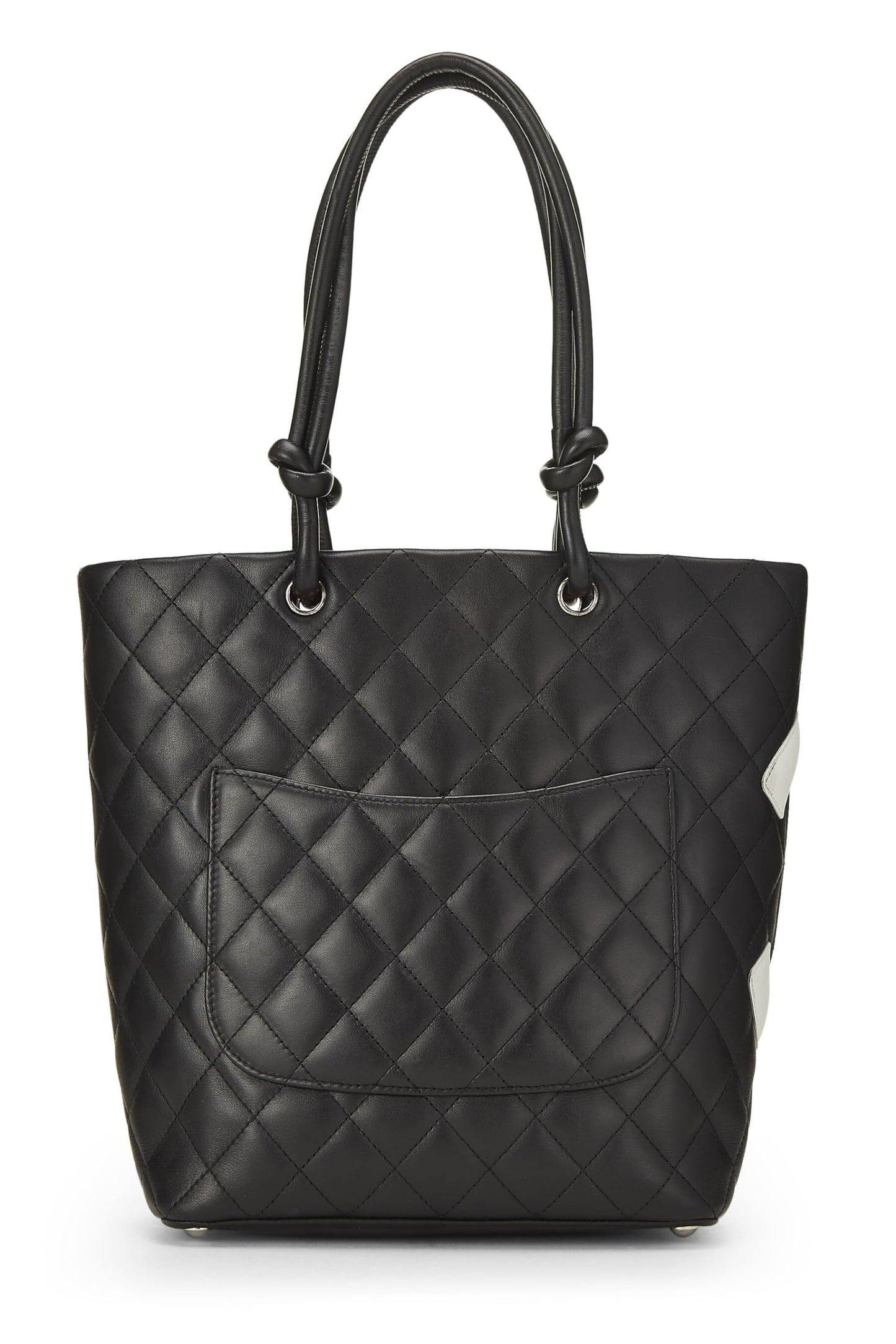 Chanel, Pre-Loved Black Quilted Calfskin Cambon Tote Mini, Black