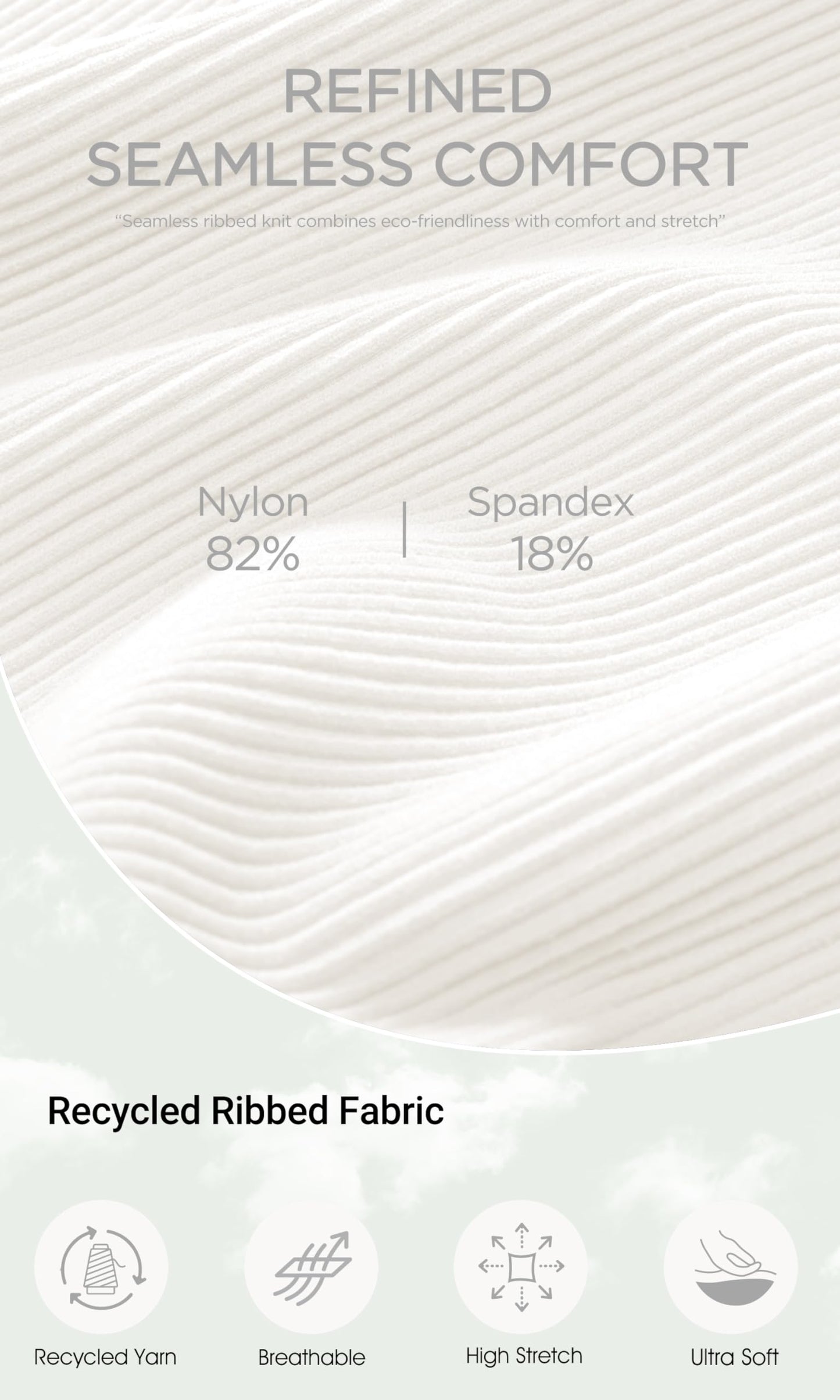 ODODOS 3-Pack Seamless Square Neck Tank for Women Ribbed Knit Soft Low Back Sleeveless Tops, Waist Length, Ivory+Dusty Blue+Sphinx, X-Large/XX-Large