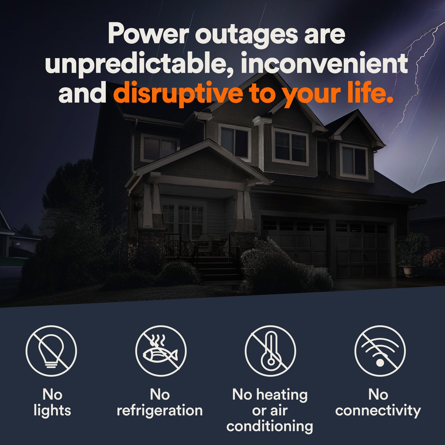 Generac Guardian 22kW Home Standby Generator with 200 Amp Transfer Switch, Durable All Aluminum, WiFi Enabled with G-Force Engine, Easy to Use, Whole House Power Backup, Smart Outage Solution - Bisque