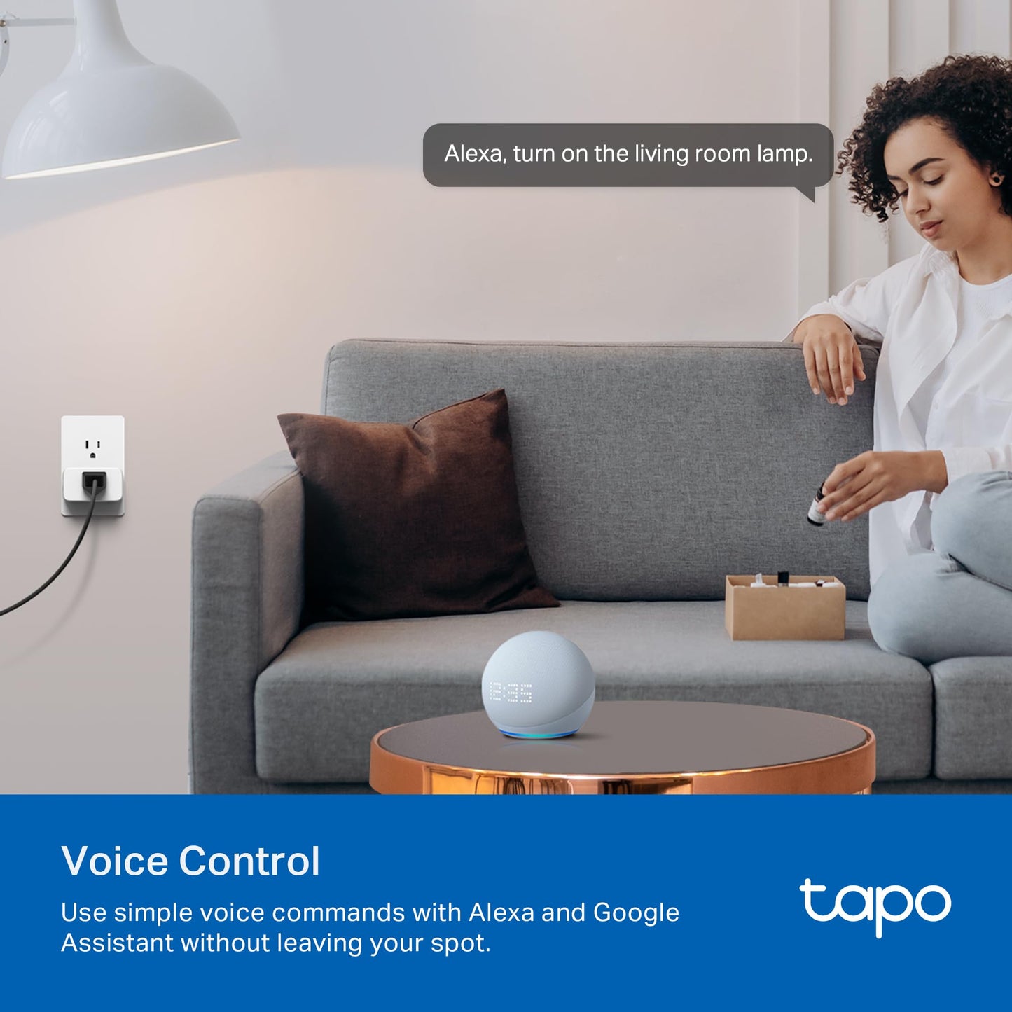 TP-Link 𝗧𝗮𝗽𝗼 Smart Plug Wi-Fi Mini, Energy Monitoring, Compatible with Alexa & Google Home & Samsung SmartThings, Timer, 15A/1800W Max, ETL Certified, 2.4G Wi-Fi Only, Tapo P115(2-Pack)