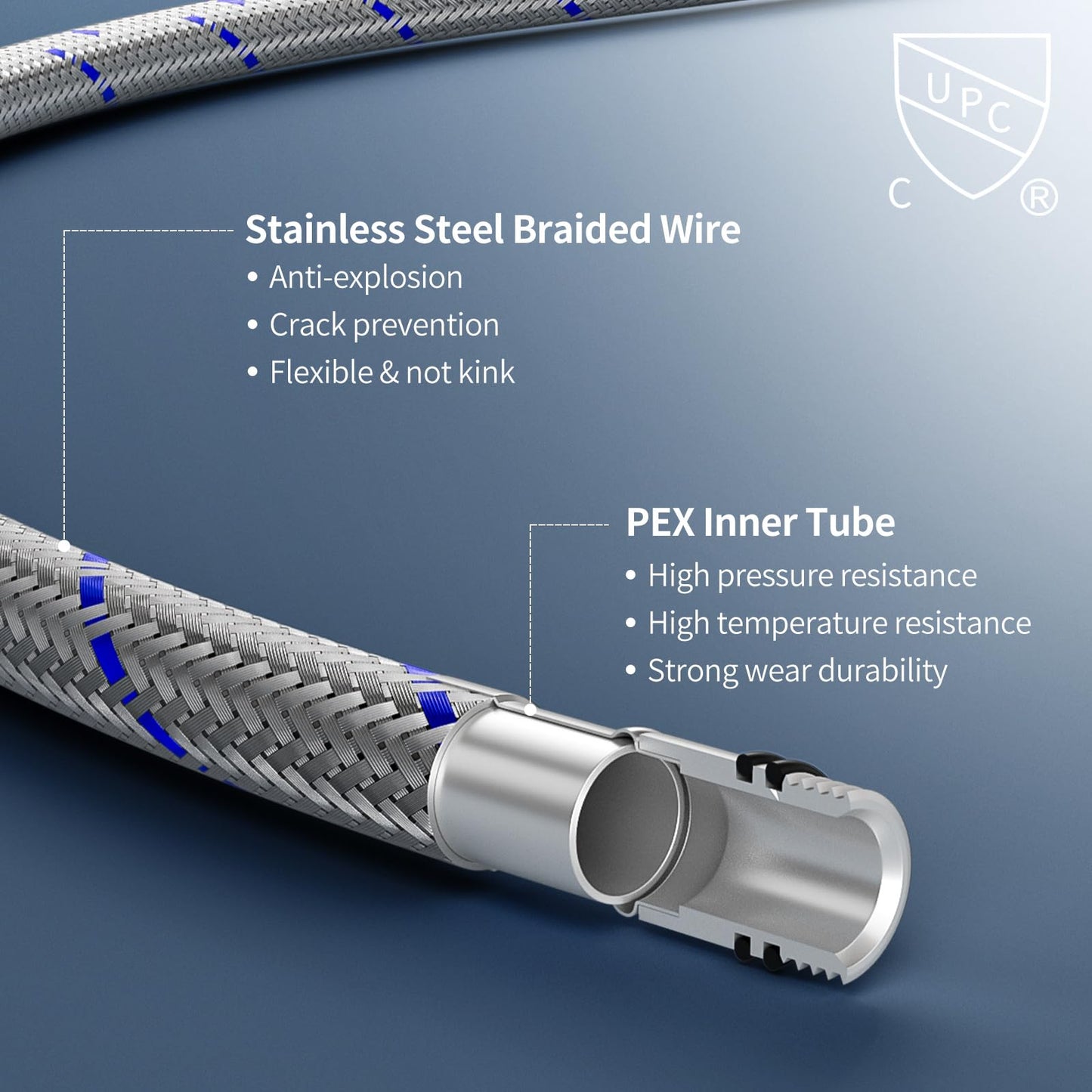 Kroias Matte Black Waterfall Bathroom Faucet 1 Hole or 3 Hole, Single Handle Rv Bathroom Sink Faucet with Pop Up Drain, Bathroom Vanity Faucet with cUPC Supply Hose and Deck Plate