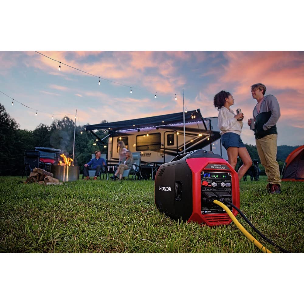 Honda 665730 EU3200IAN 3200 Watt Bluetooth Portable Inverter Generator with CO-MINDER