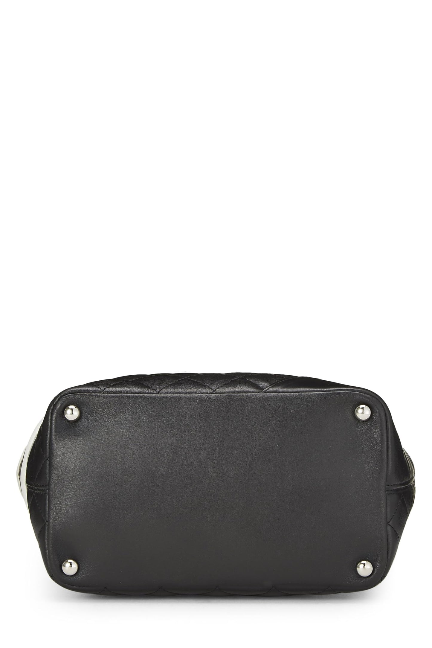 Chanel, Pre-Loved Black Quilted Calfskin Cambon Tote Mini, Black