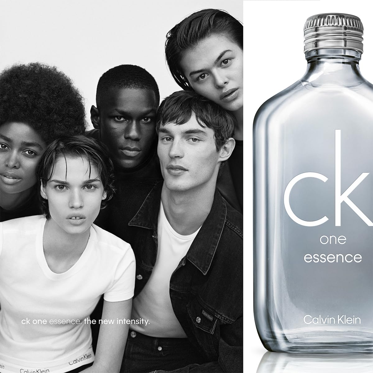 Calvin Klein CK One Essence Parfum Intense – Fresh Unisex Cologne – With Notes of Italian Bergamot, Organic Green Tea & Australian Sandalwood – Long Lasting Fragrance