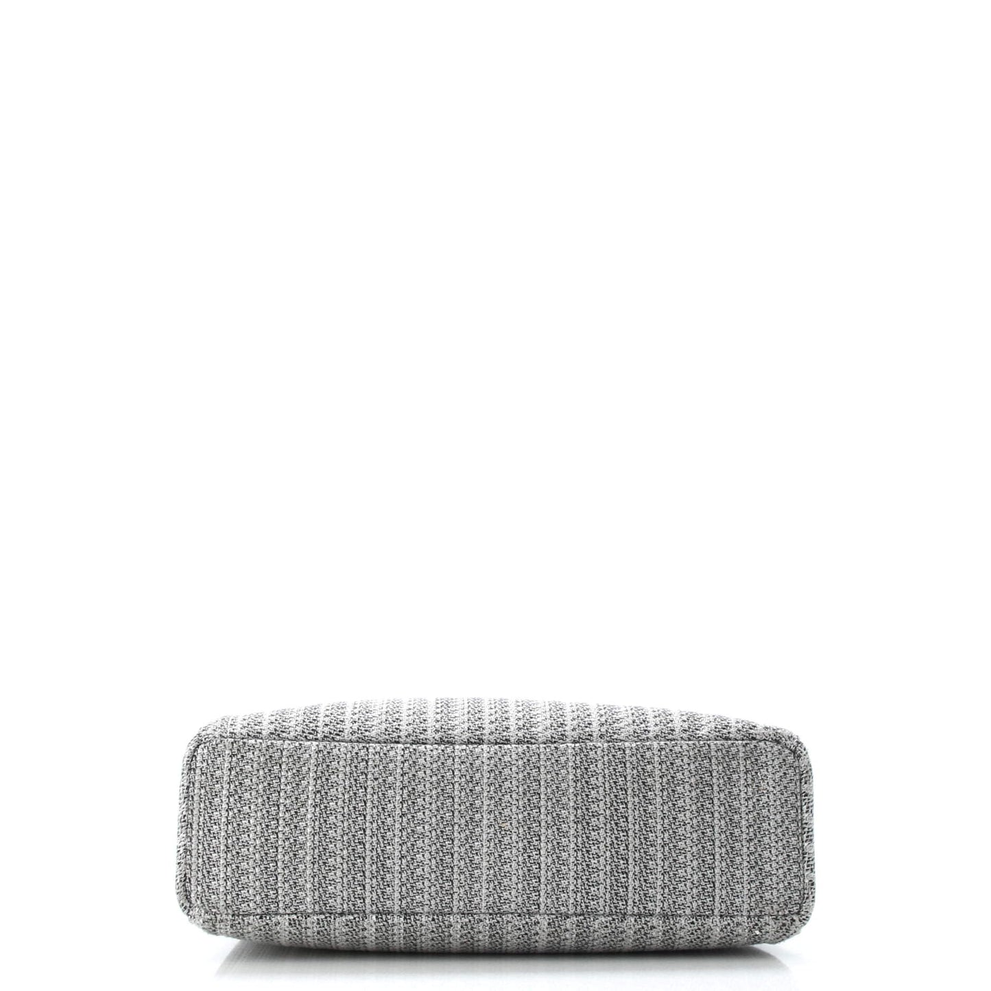 Prada, Pre-Loved Logo Strap Canapa Tote Jacquard Medium, Black