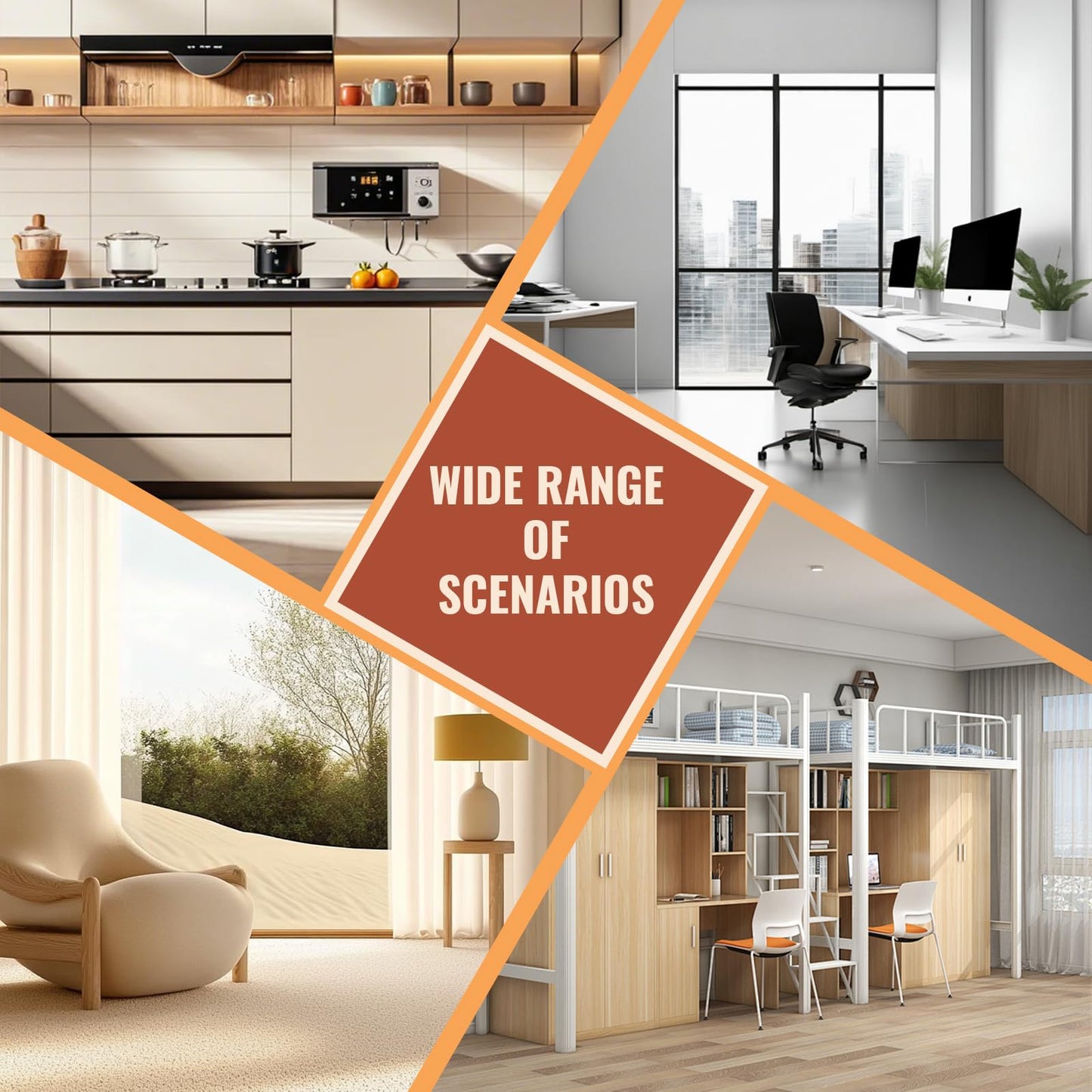 DEMULLER 2.4 Cu.ft Mini Fridge with Double Doors Small Refrigerator with Separate Freezer & 7 Adjustable Temperature Control, Tiny Size & Personal Fridge Ideal for Office Apartment Dorm Black