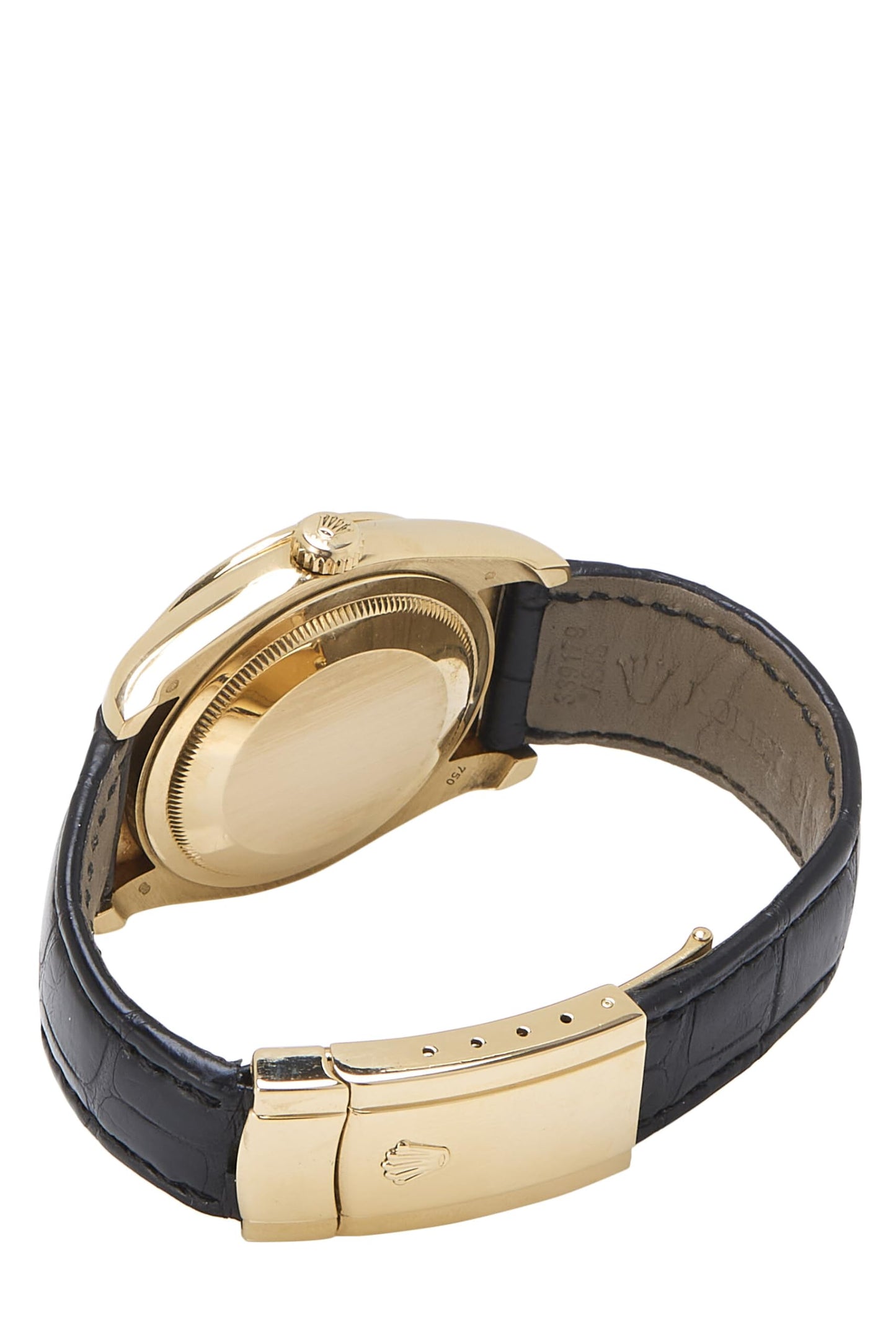 Rolex, Pre-Loved Datejust MOP (Mother of Pearl) Diamond Dial 18k YG 116188 36mm, White